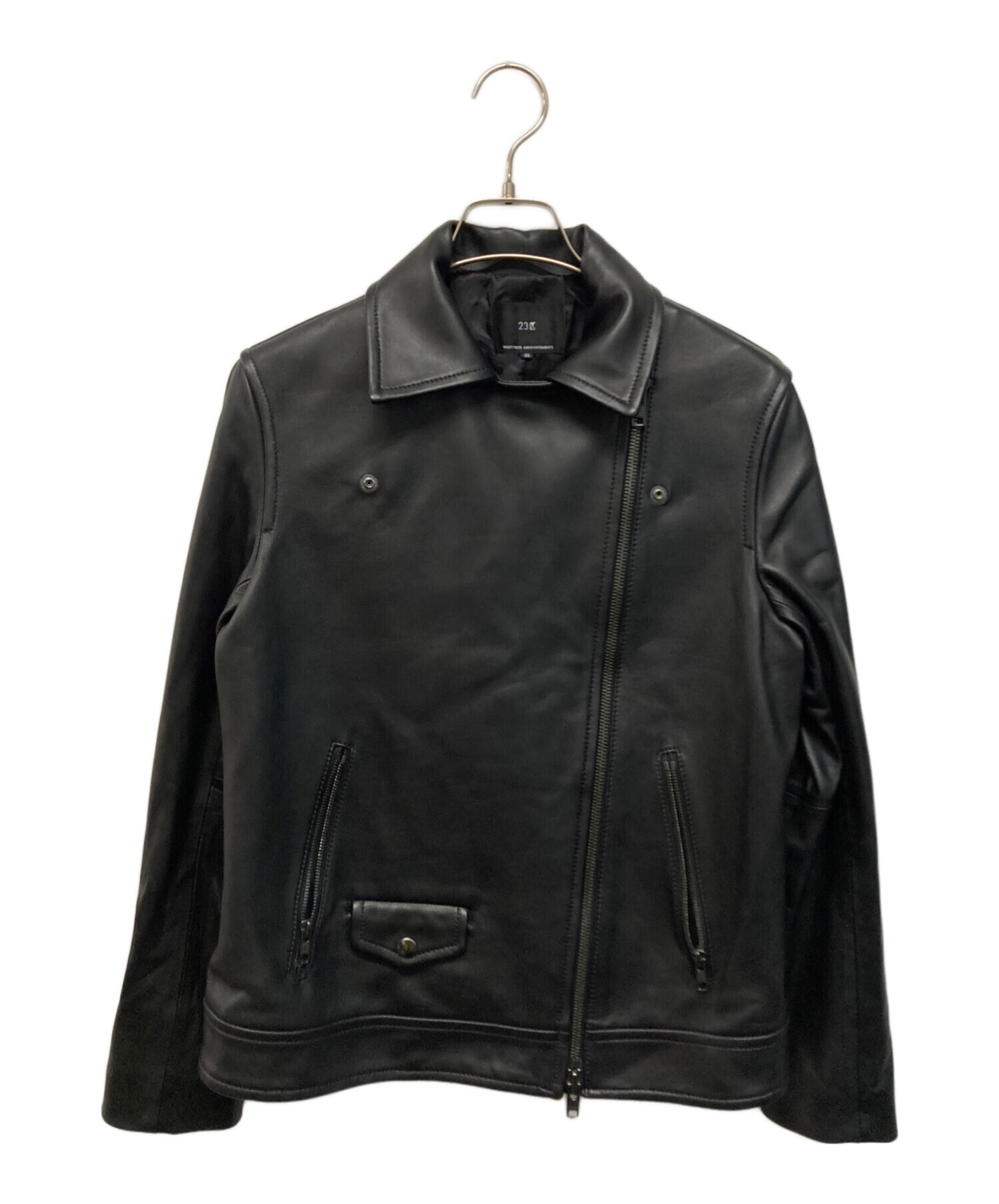 中古・古着通販】23区 (ニジュウサンク) ダブルライダースジャケット