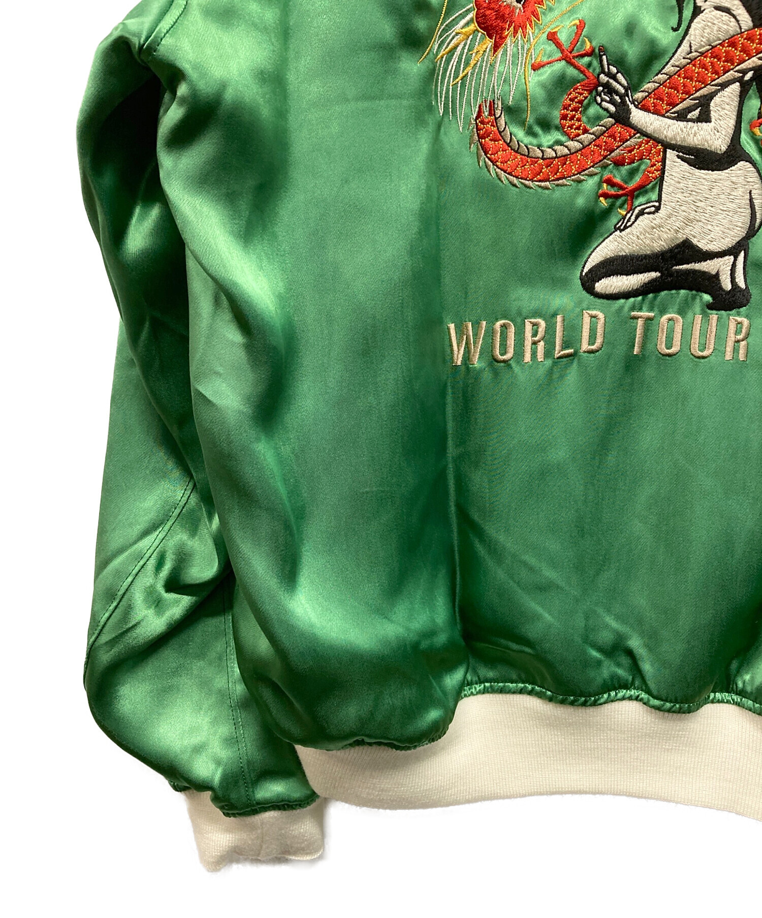 Hysteric Glamour★グリーンサテンジャケット★MA-1★スカジャン 中古・古着通販】Hysteric Glamour (ヒステリックグラマー) DRAGON