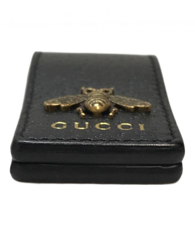 中古・古着通販】GUCCI (グッチ) アニマリエレザー マネークリップ