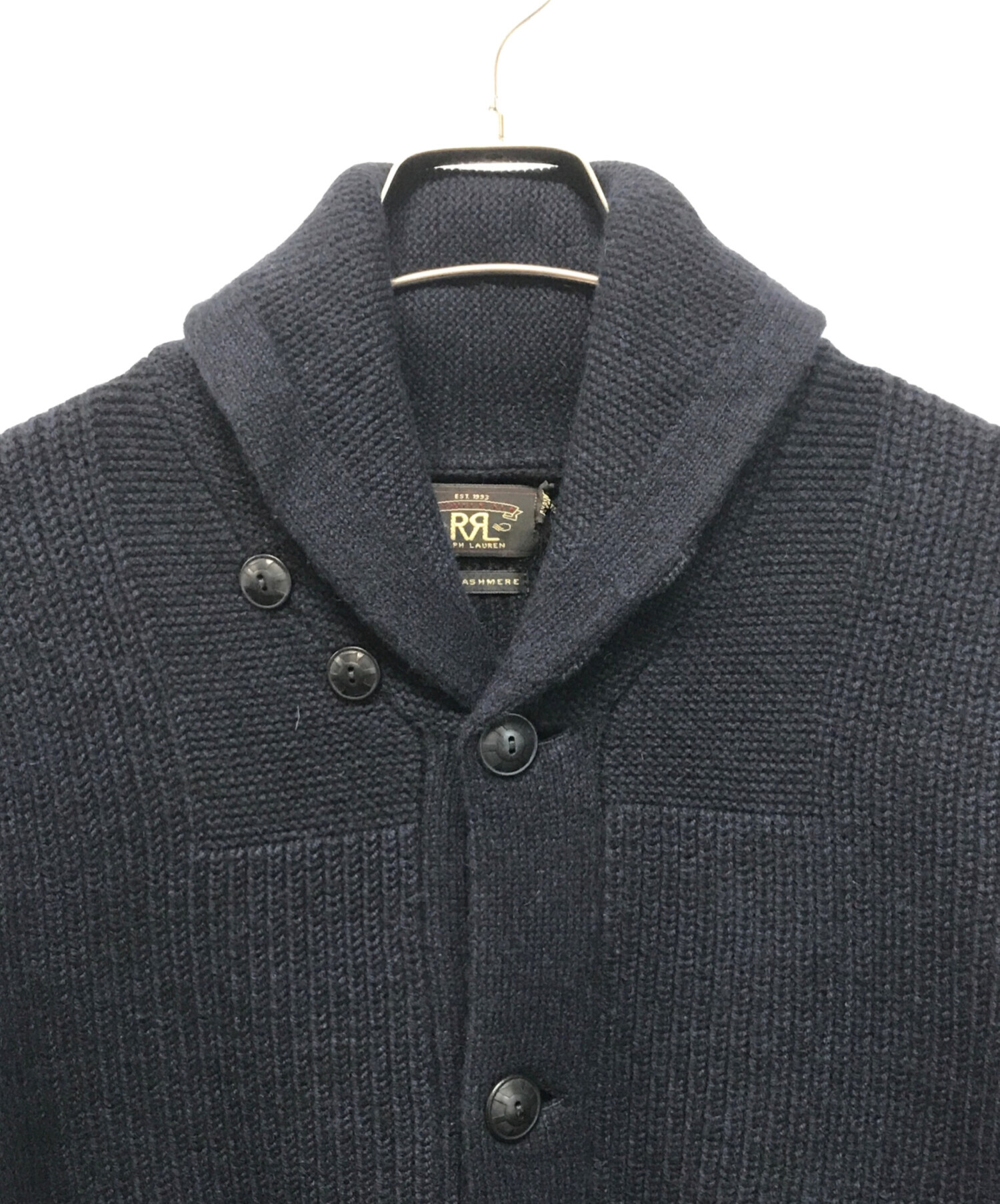 中古・古着通販】RRL (ダブルアールエル) ショールカラーカシミヤ