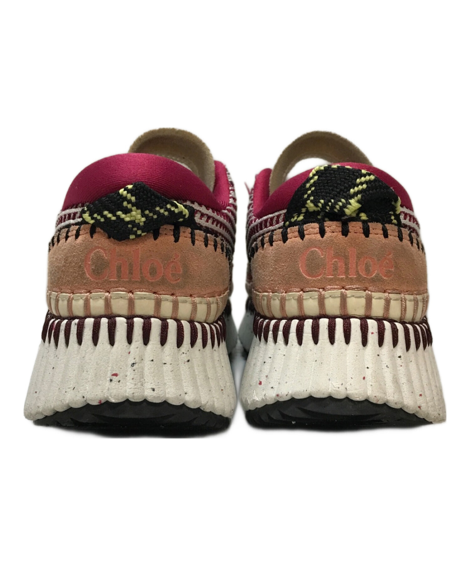 中古・古着通販】Chloe (クロエ) NAMA メッシュ厚底スニーカー マルチ