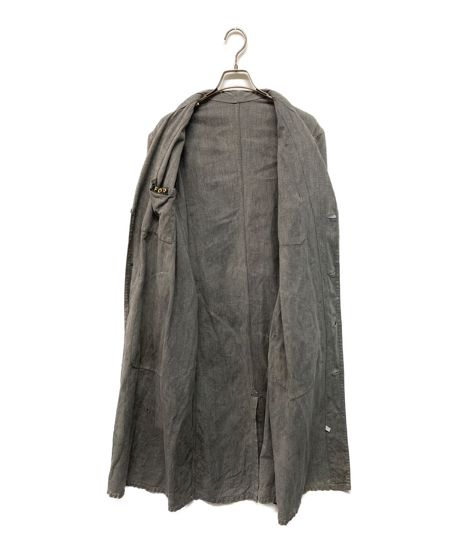 中古・古着通販】FOR black chambray atlier coat (フォー ブラック