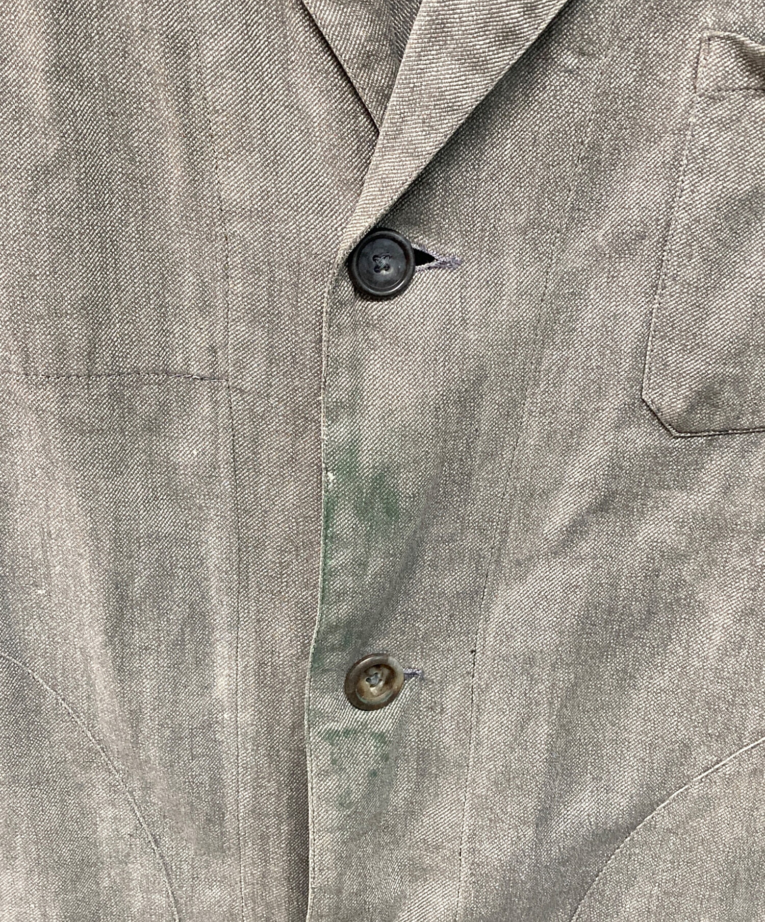 中古・古着通販】FOR black chambray atlier coat (フォー ブラック