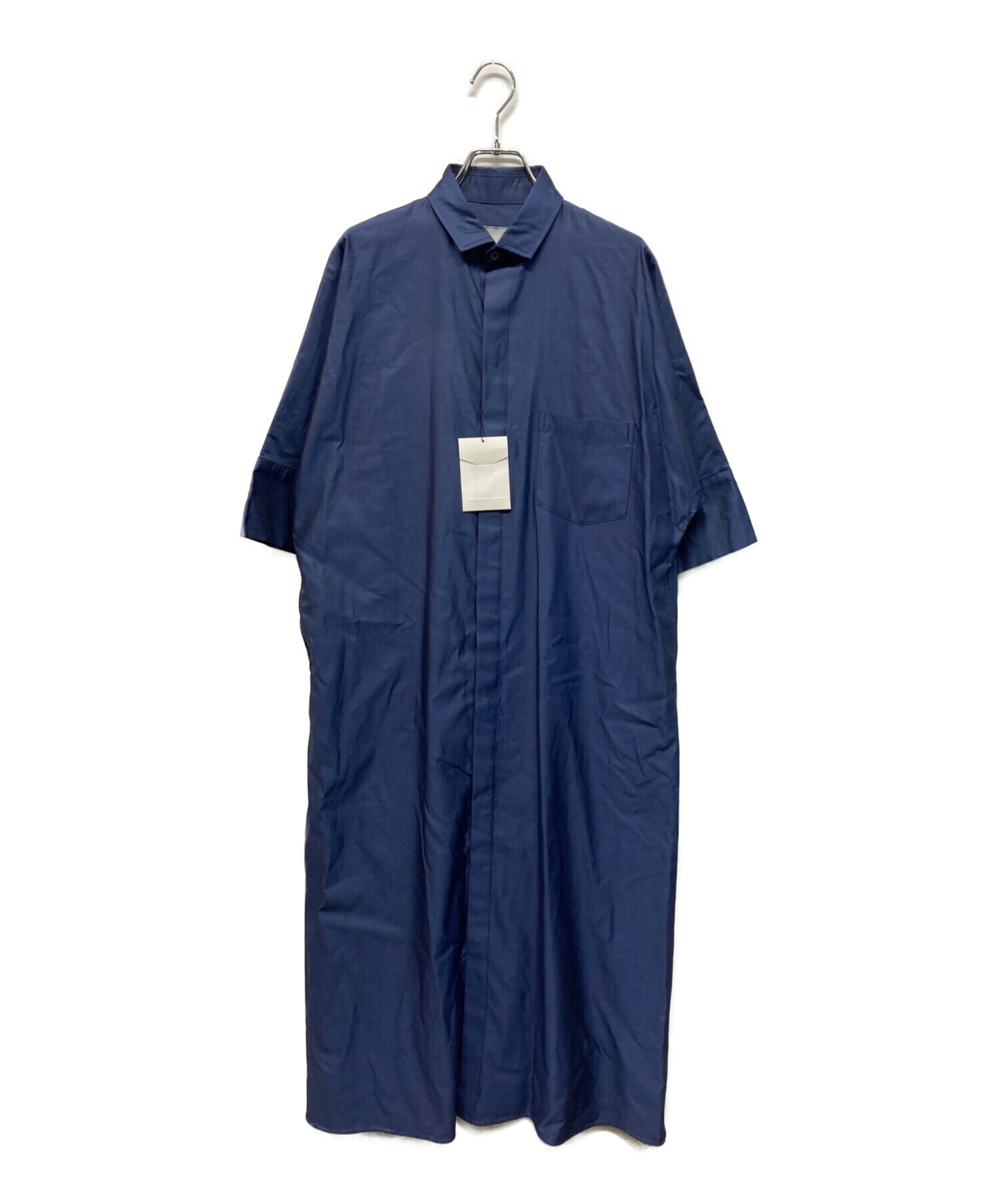 中古・古着通販】TICCA (ティッカ) テントラインシャツワンピース 比翼