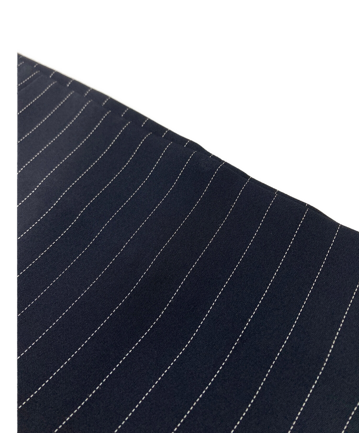 CULLNI /24SS/ ストライプタックワイドパンツ 中古・古着通販】CULLNI (クルニ) Stripe Double Cloth Tuck Wide Pant