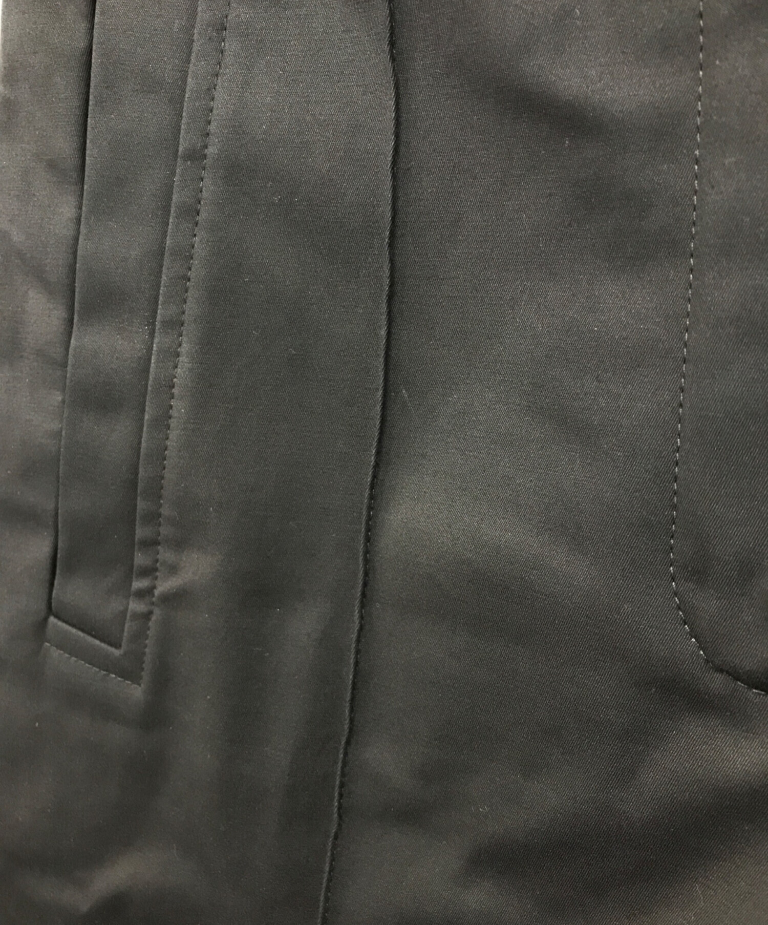 中古・古着通販】HERMES (エルメス) コットンワイドパンツ ブラック