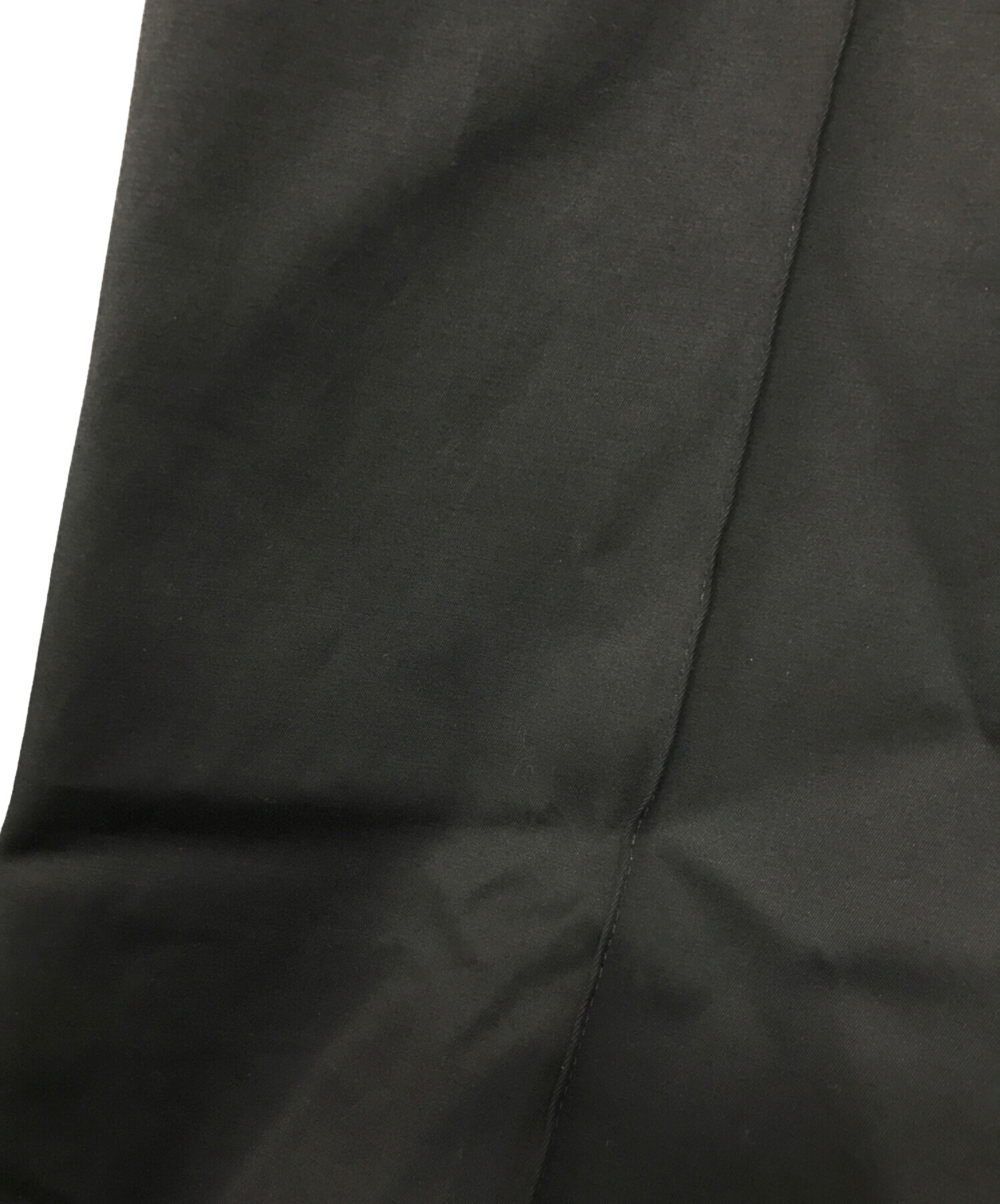 中古・古着通販】HERMES (エルメス) コットンワイドパンツ ブラック