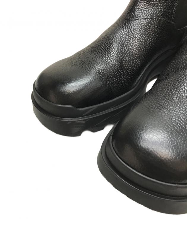 中古・古着通販】PRADA (プラダ) Stamped Leather Boots(スタンプド