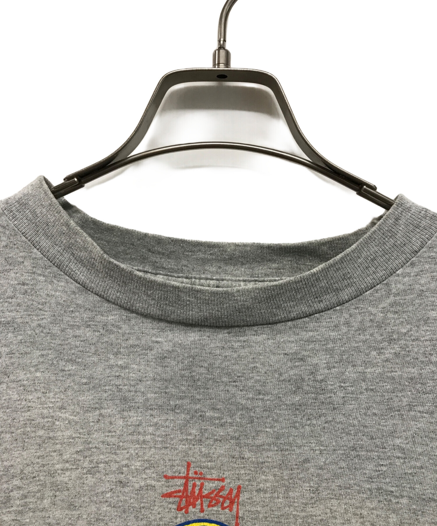 み*ち様 USA製　stussy ステューシー　Tシャツ 中古・古着通販】stussy (ステューシー) Tシャツ 紺タグ USA製 グレー
