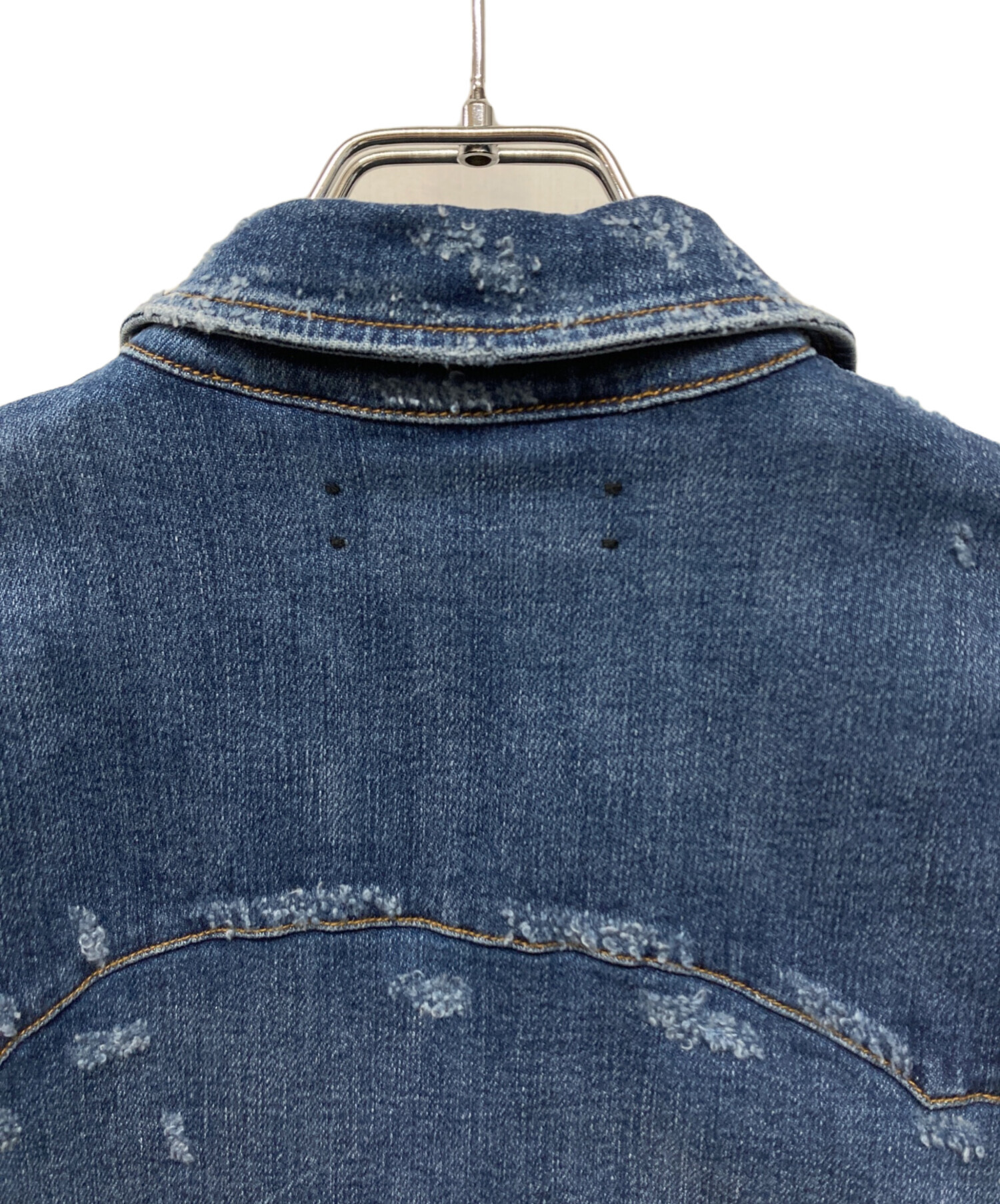 中古・古着通販】AMIRI (アミリ) クラッシュ加工デニムシャツ
