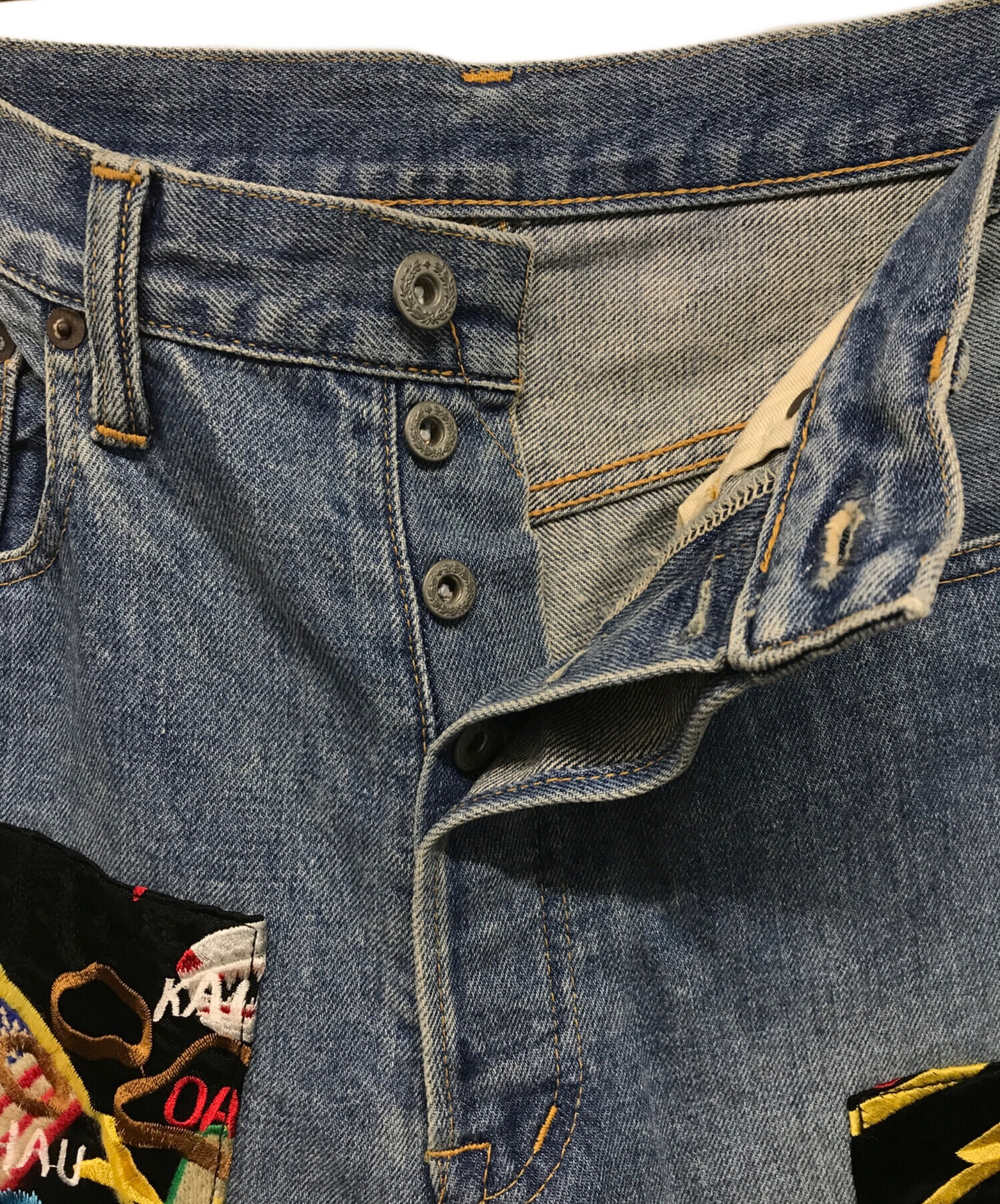 中古・古着通販】doublet (ダブレット) CUSTOMIZED DENIM PANT