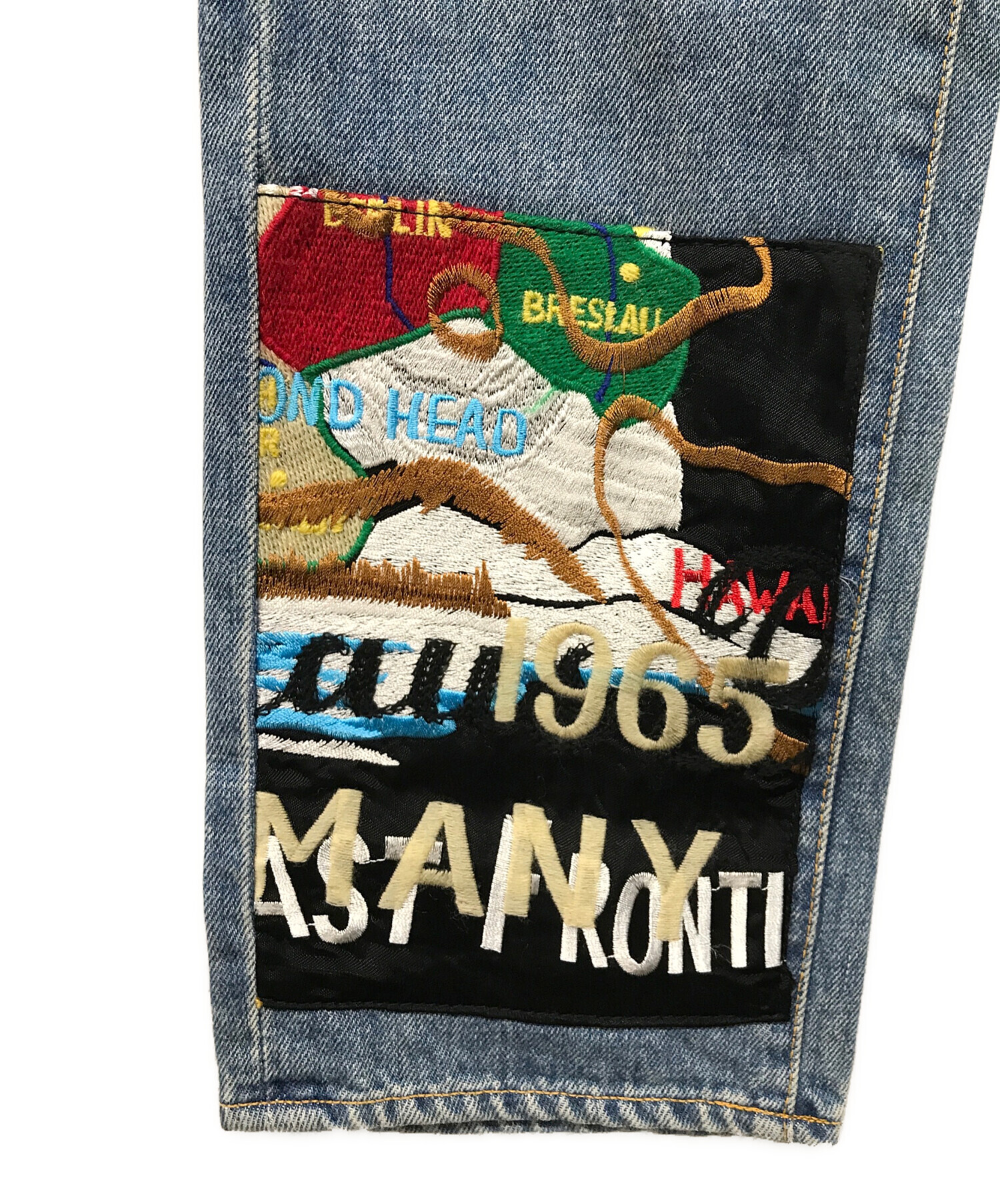 中古・古着通販】doublet (ダブレット) CUSTOMIZED DENIM PANT