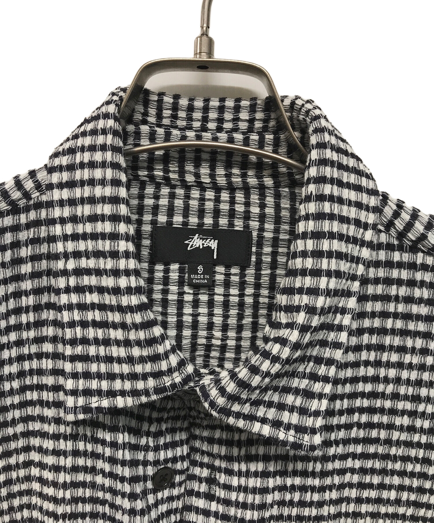 中古・古着通販】stussy (ステューシー) CRINKLED CHECK SS SHIRT