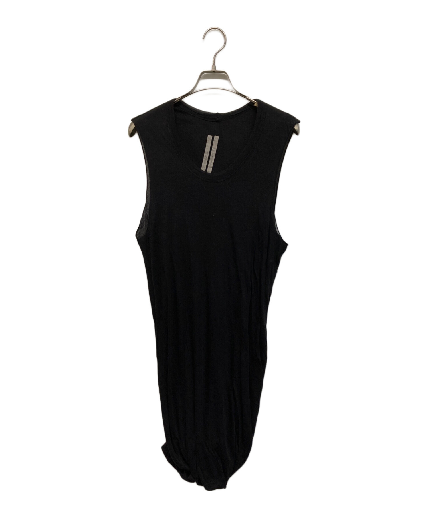 Rick Owens リックオウエンス ノースリーブ XS ベージュ 【古着】【中古】 中古・古着通販】RICK OWENS (リックオウエンス) 15AW ロングタンク