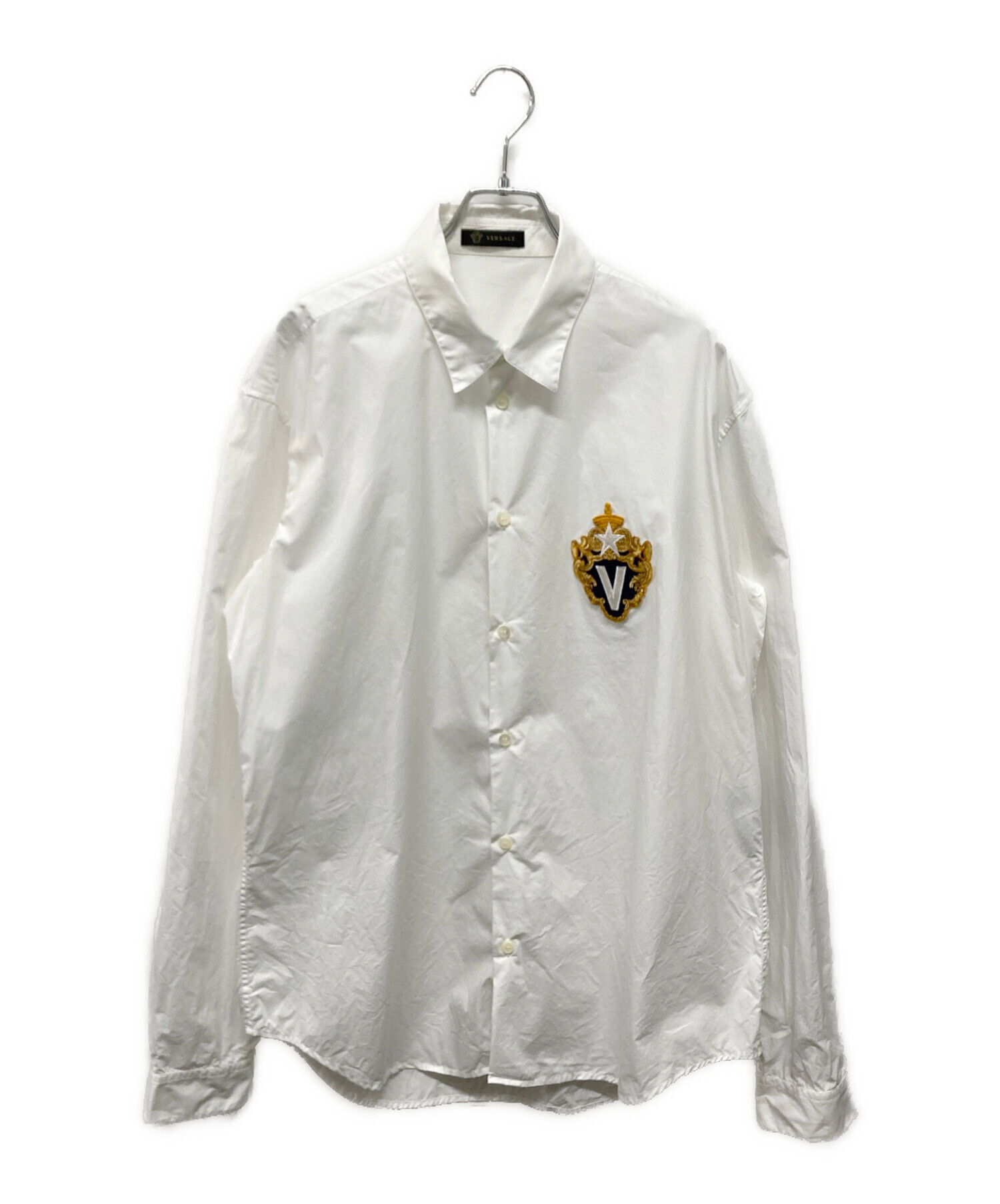 中古・古着通販】VERSACE (ヴェルサーチェ) フロントパッチシャツ