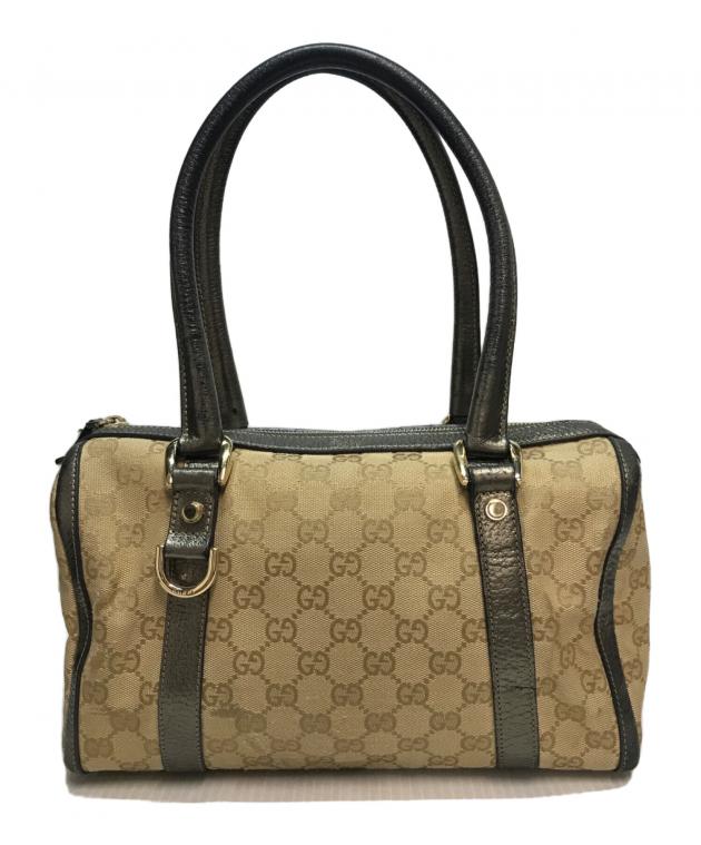 中古・古着通販】GUCCI (グッチ) GGキャンバス ミニボストンバッグ