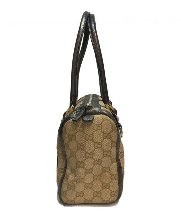 中古・古着通販】GUCCI (グッチ) GGキャンバス ミニボストンバッグ