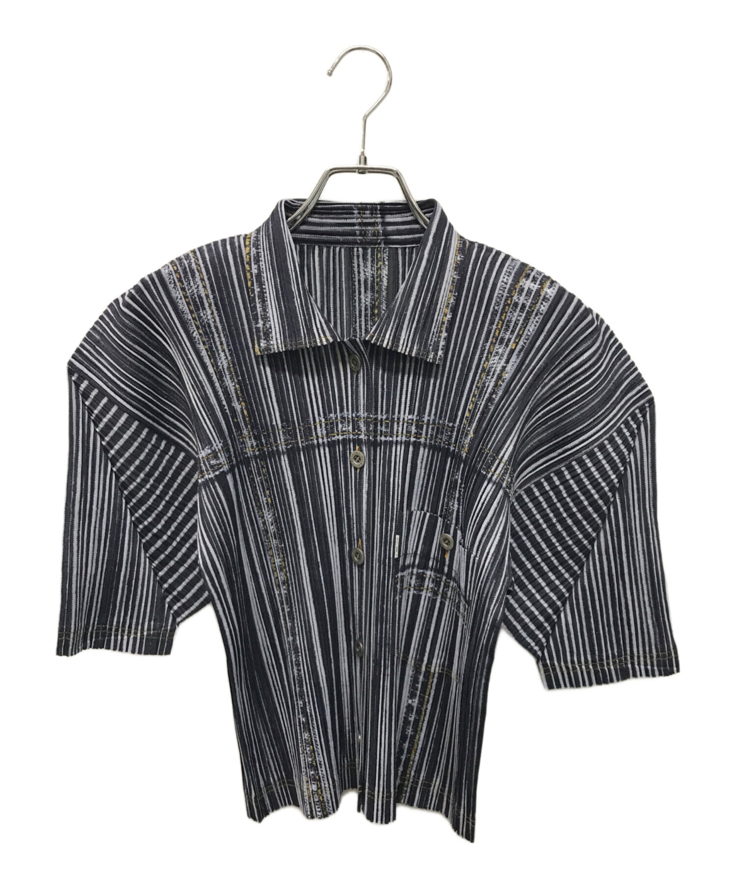 中古・古着通販】PLEATS PLEASE (プリーツプリーズ) プリーツ半袖 