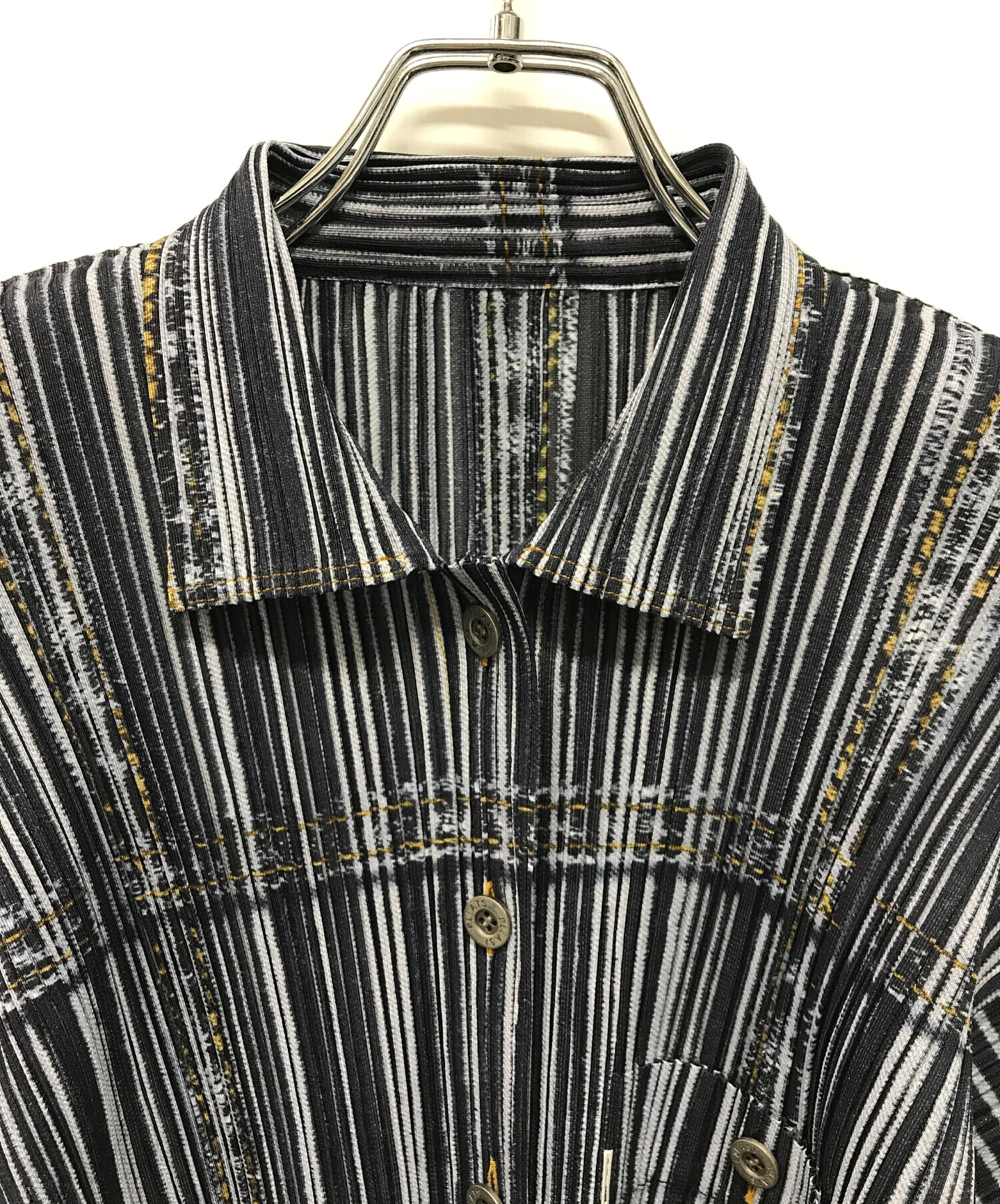 中古・古着通販】PLEATS PLEASE (プリーツプリーズ) プリーツ半袖 