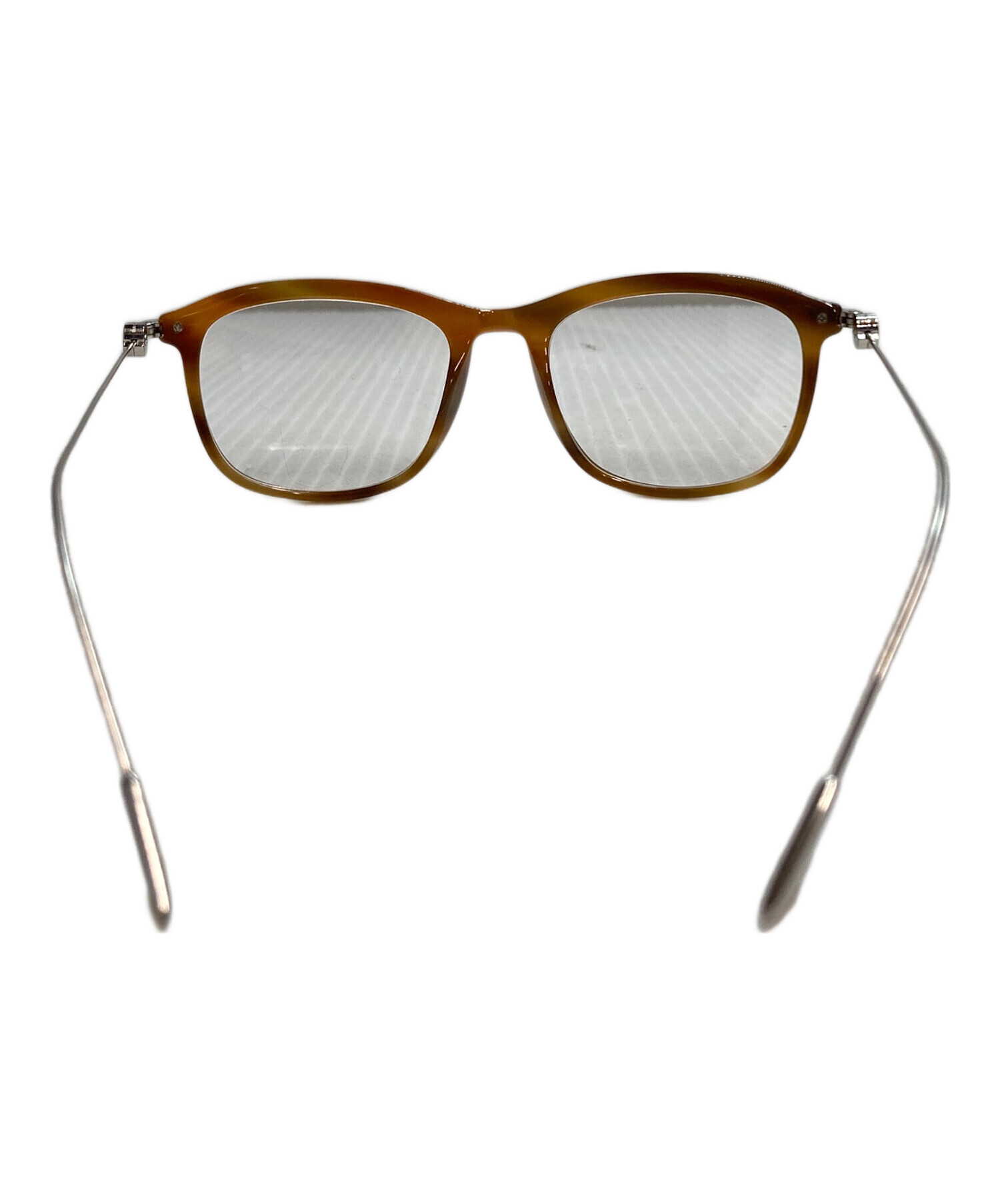 美品 MONCLER 伊達メガネ 中古・古着通販】MONCLER (モンクレール) Tortoise Gunmetal Titanium
