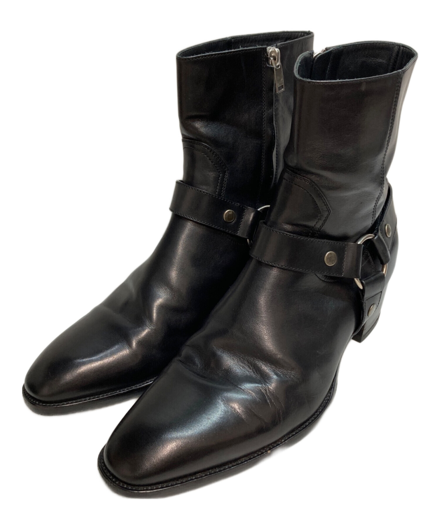 saint laurent paris ハーネスブーツ 中古・古着通販】Saint Laurent Paris (サンローランパリ) ワイアット