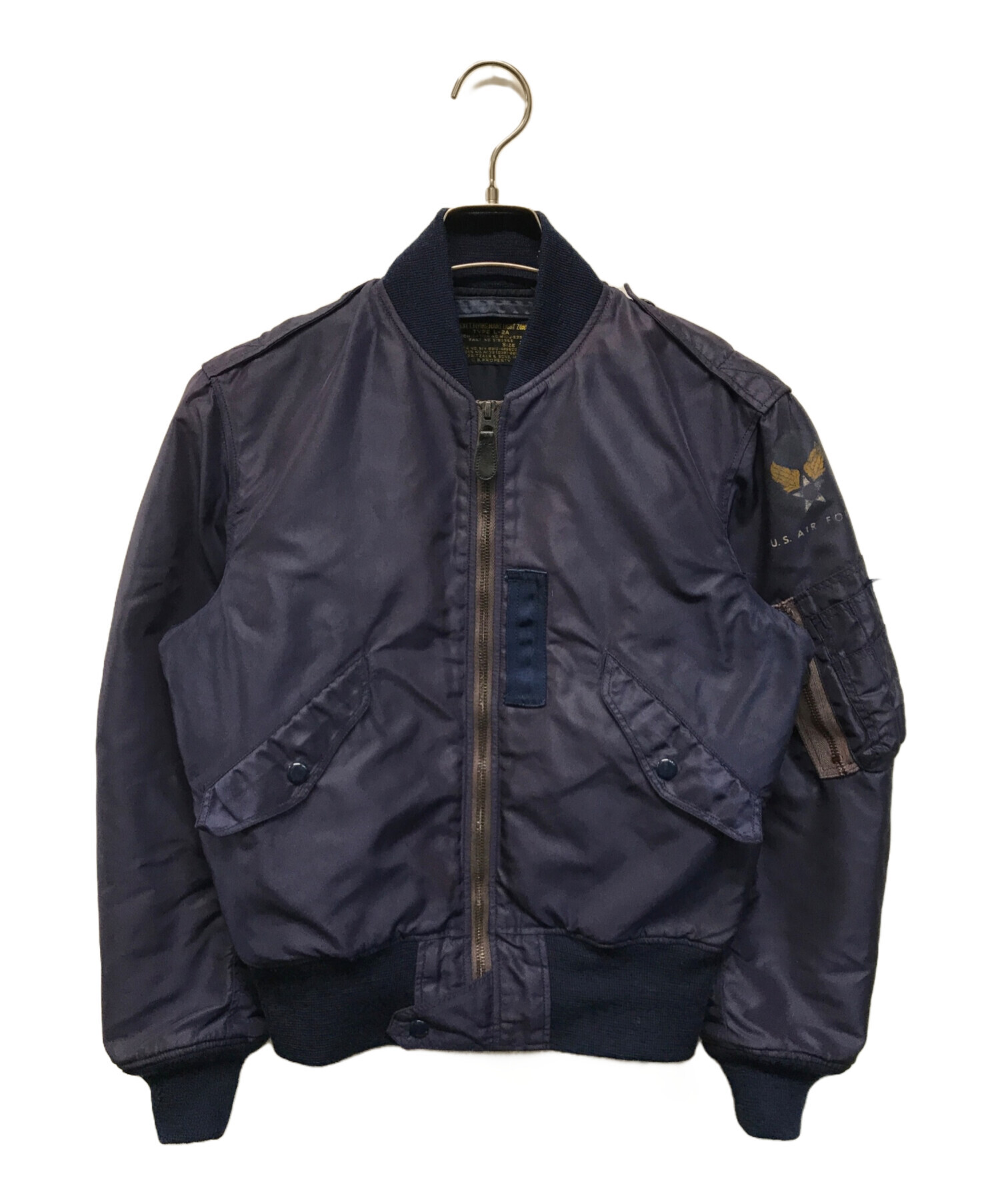 美品✨リアルマッコイズ L-2A フライトジャケット ネイビー 40size 中古・古着通販】THE REAL McCOY'S (ザ・リアルマッコイズ) TYPE L-2A