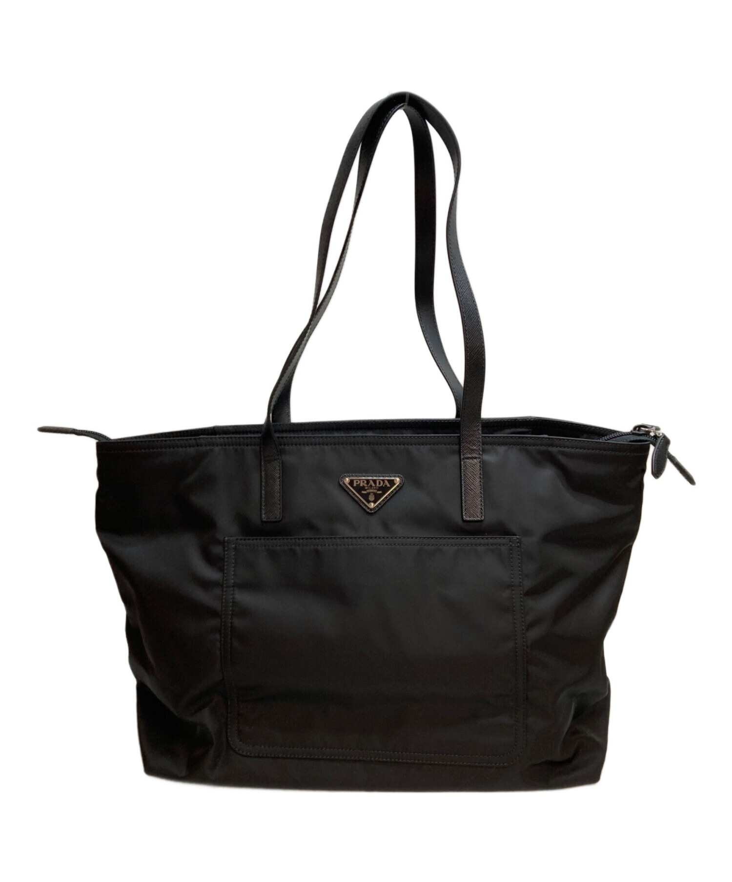 中古・古着通販】PRADA (プラダ) トライアングルロゴプレート ナイロン