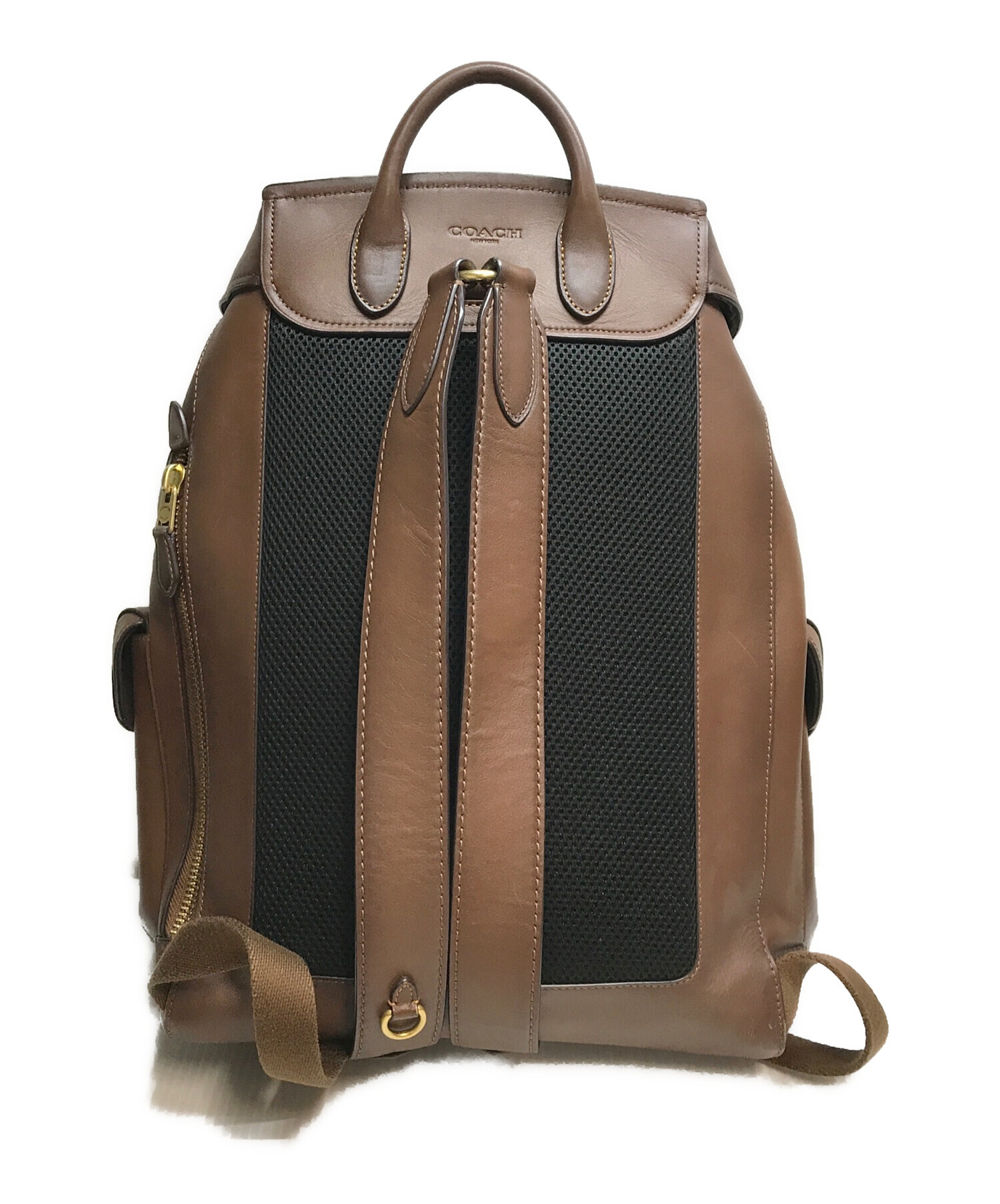 中古・古着通販】COACH (コーチ) リュック ブラウン｜ブランド・古着