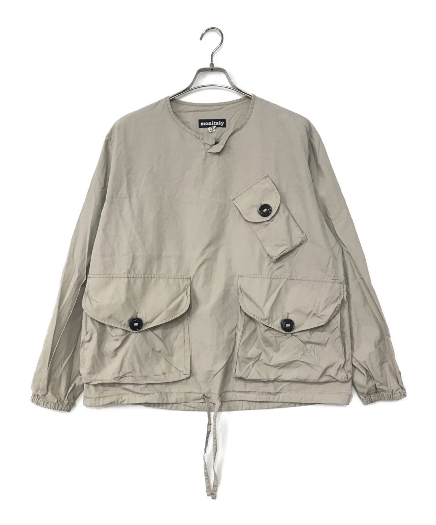 中古・古着通販】MONITALY (モニタリー) プルオーバー ベージュ サイズ 