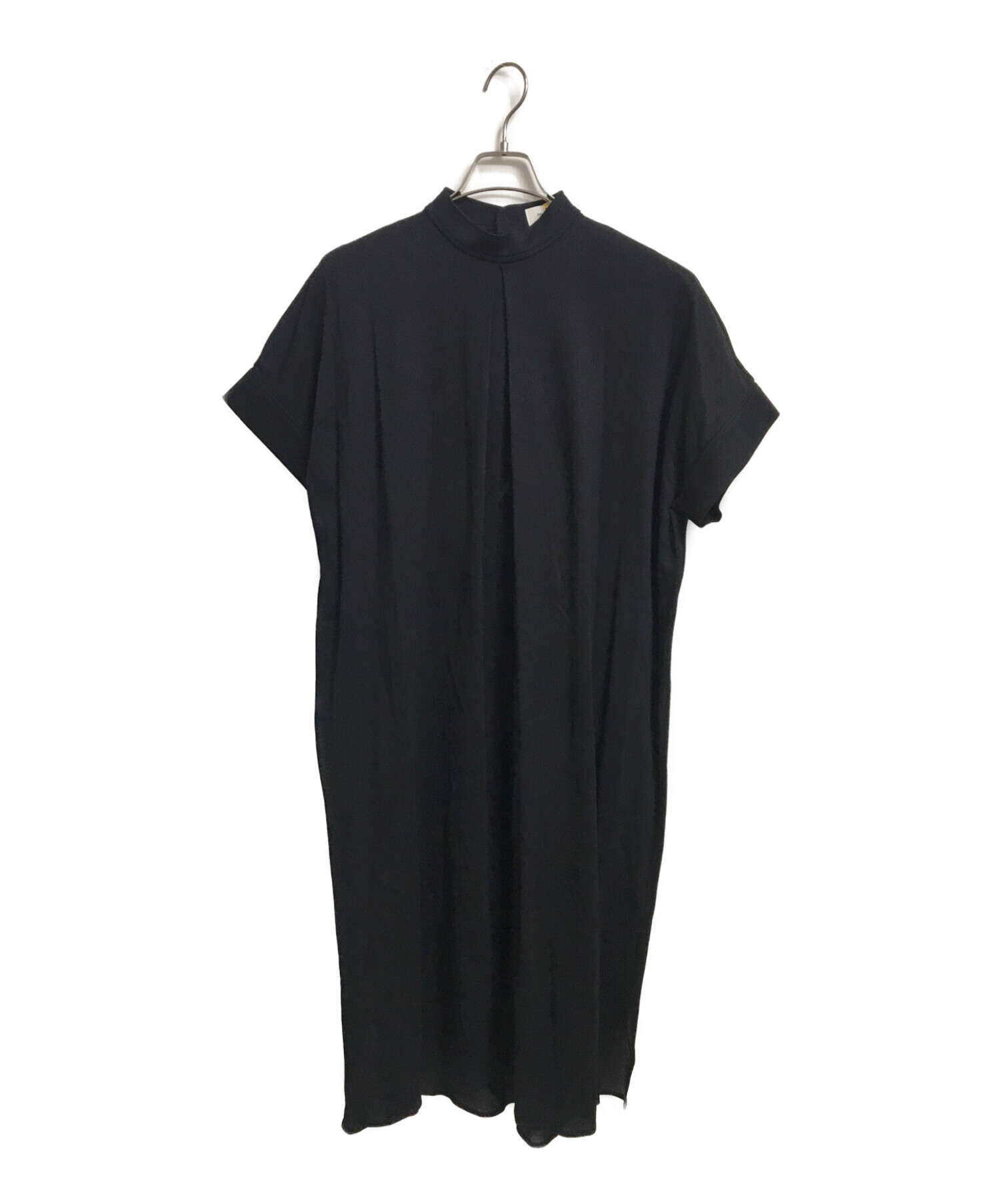 中古・古着通販】THE RERACS (ザ リラクス) 半袖ワンピース ネイビー