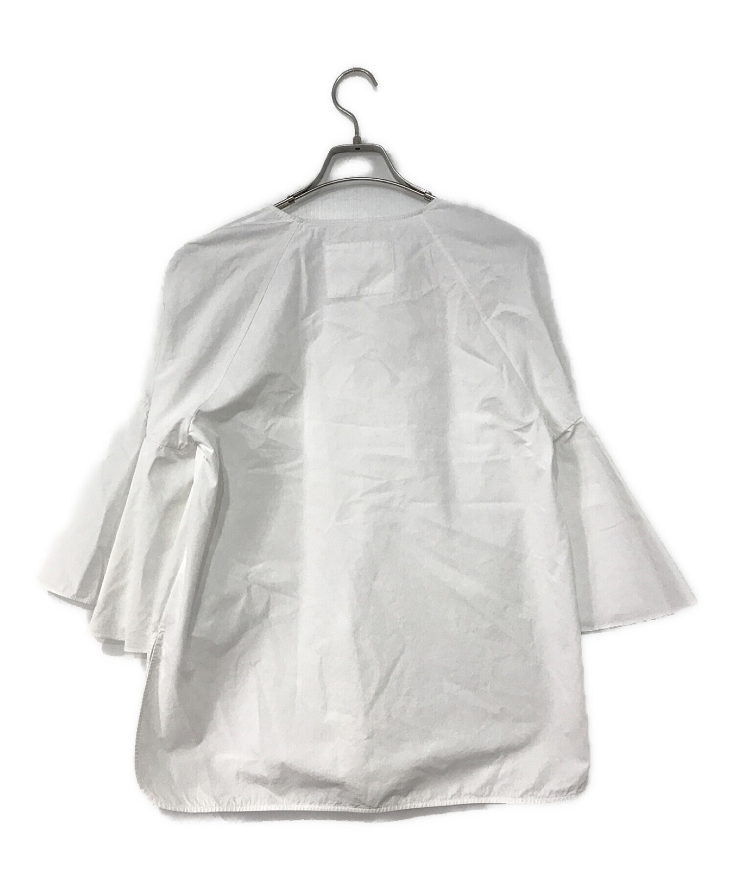 中古・古着通販】JIL SANDER (ジルサンダー) カーブヘム Vネック  