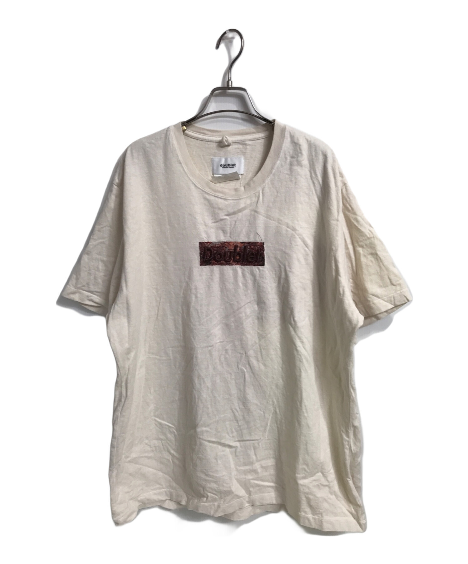中古・古着通販】doublet (ダブレット) RUST EMBROIDERY T-SHIRT 