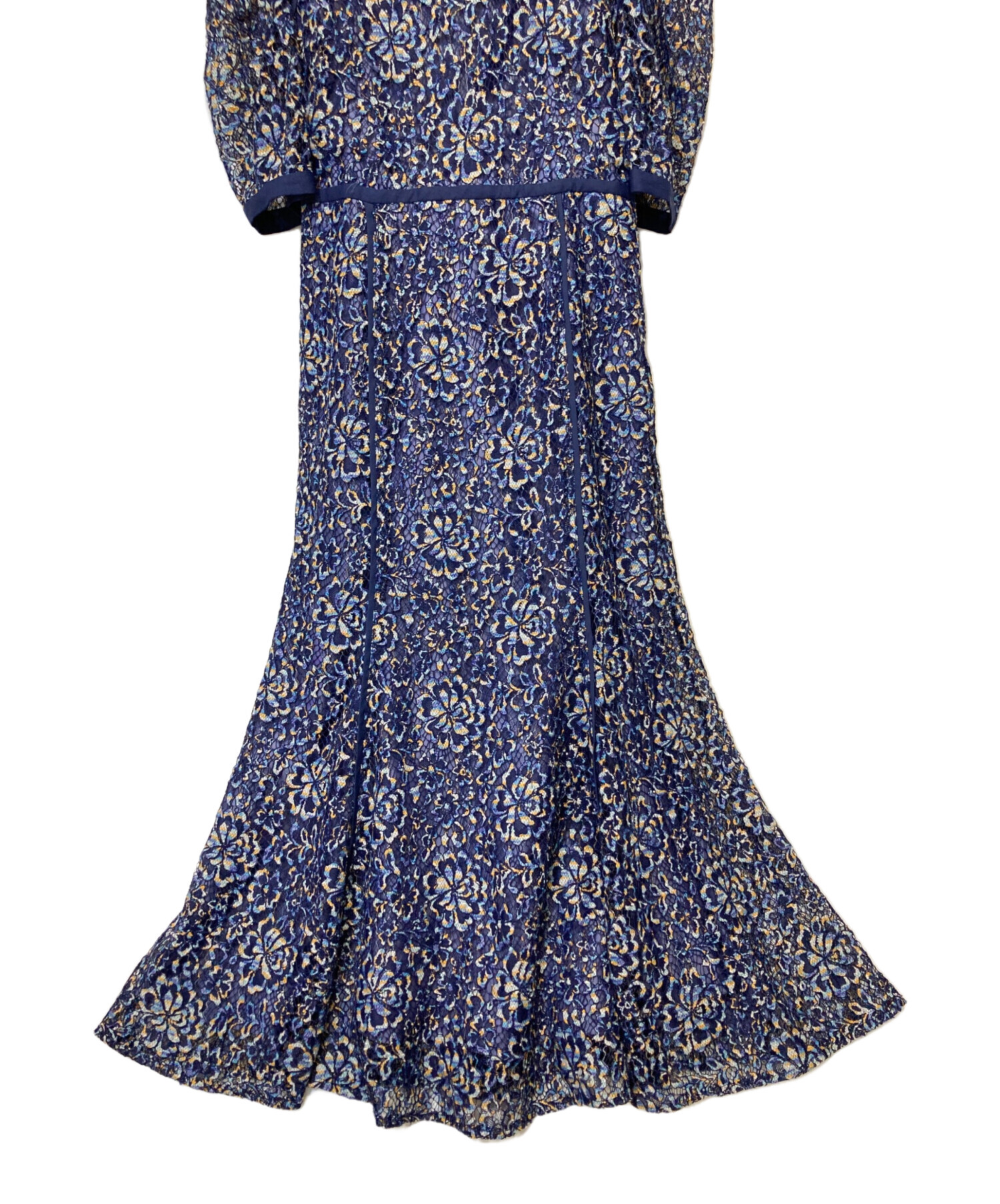 Mystrada マイストラーダシャンブレーレースマーメイドドレス