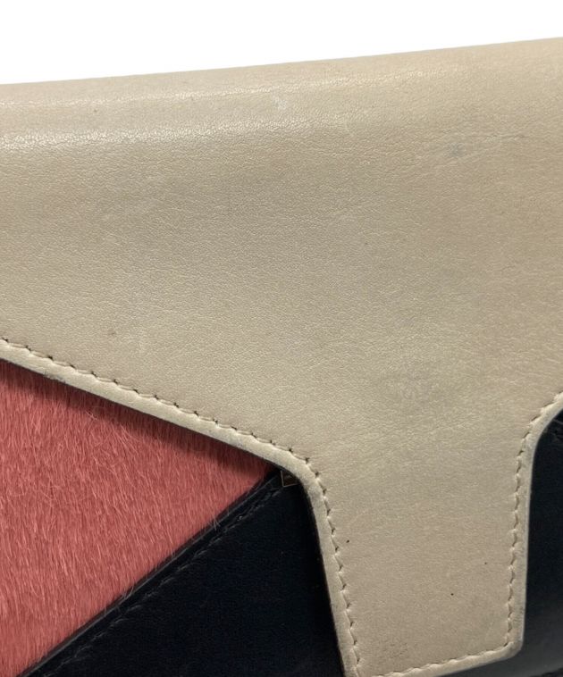 【ay！】財布　CELINE　ハラコウォレット　牛革　希少 財布CELINEハラコウォレット牛革希少