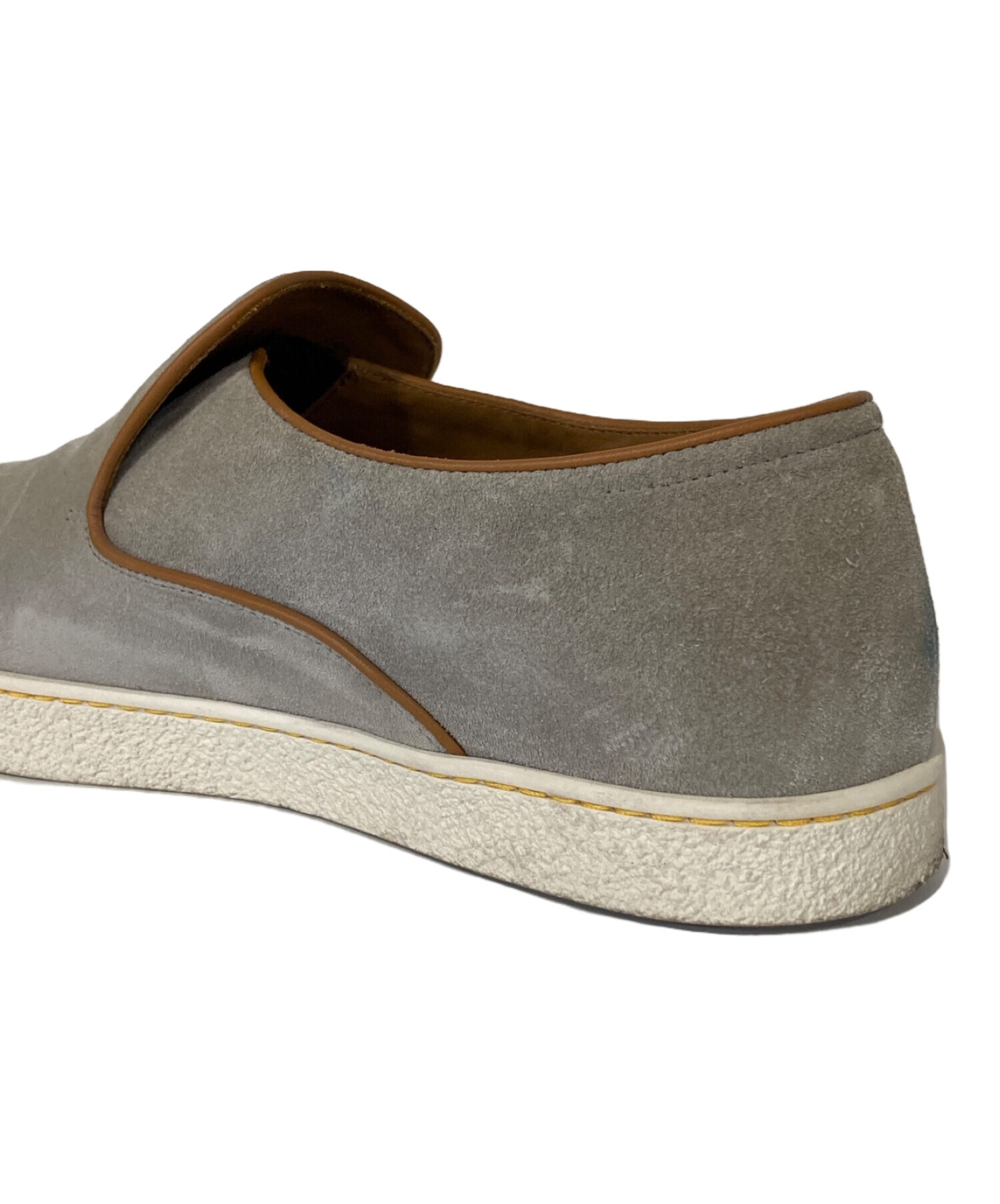 中古・古着通販】JOHN LOBB (ジョンロブ) スエードスリッポン ベージュ 