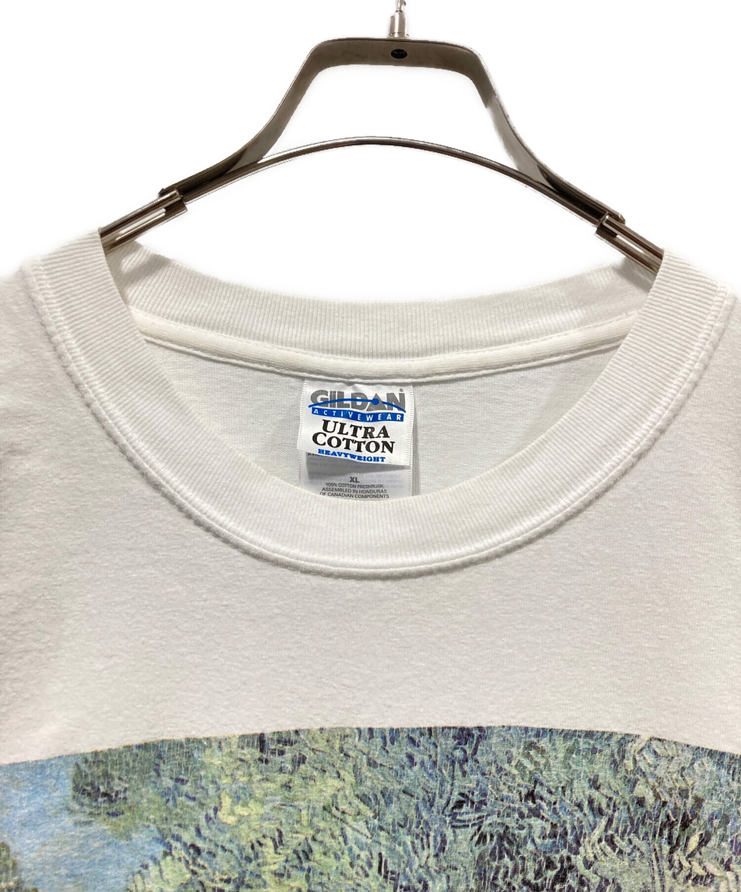 中古・古着通販】GILDAN (ギルダン) アートTシャツ ホワイト サイズ:XL