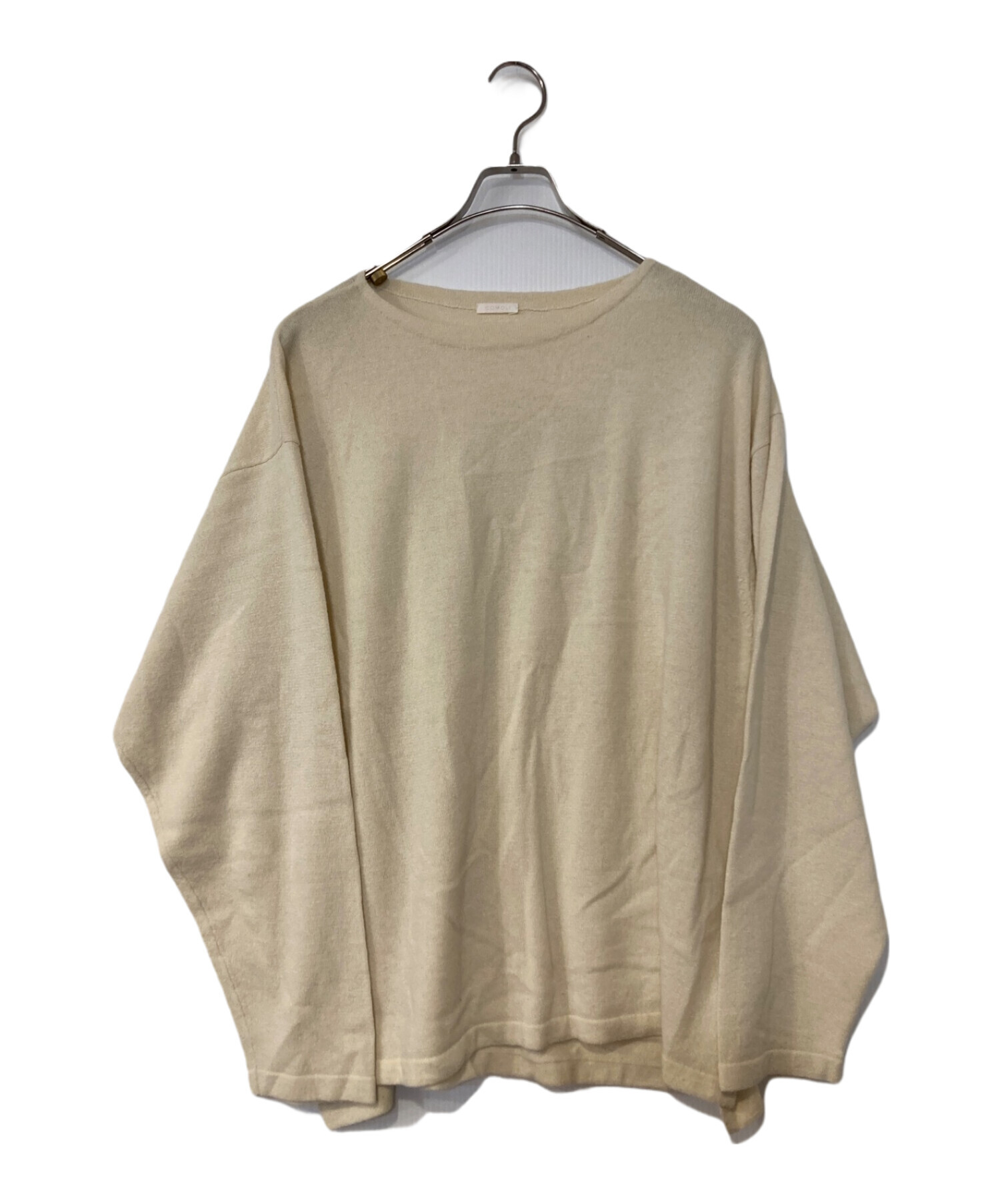 中古・古着通販】COMOLI (コモリ) コモリニット ホワイト サイズ:3 