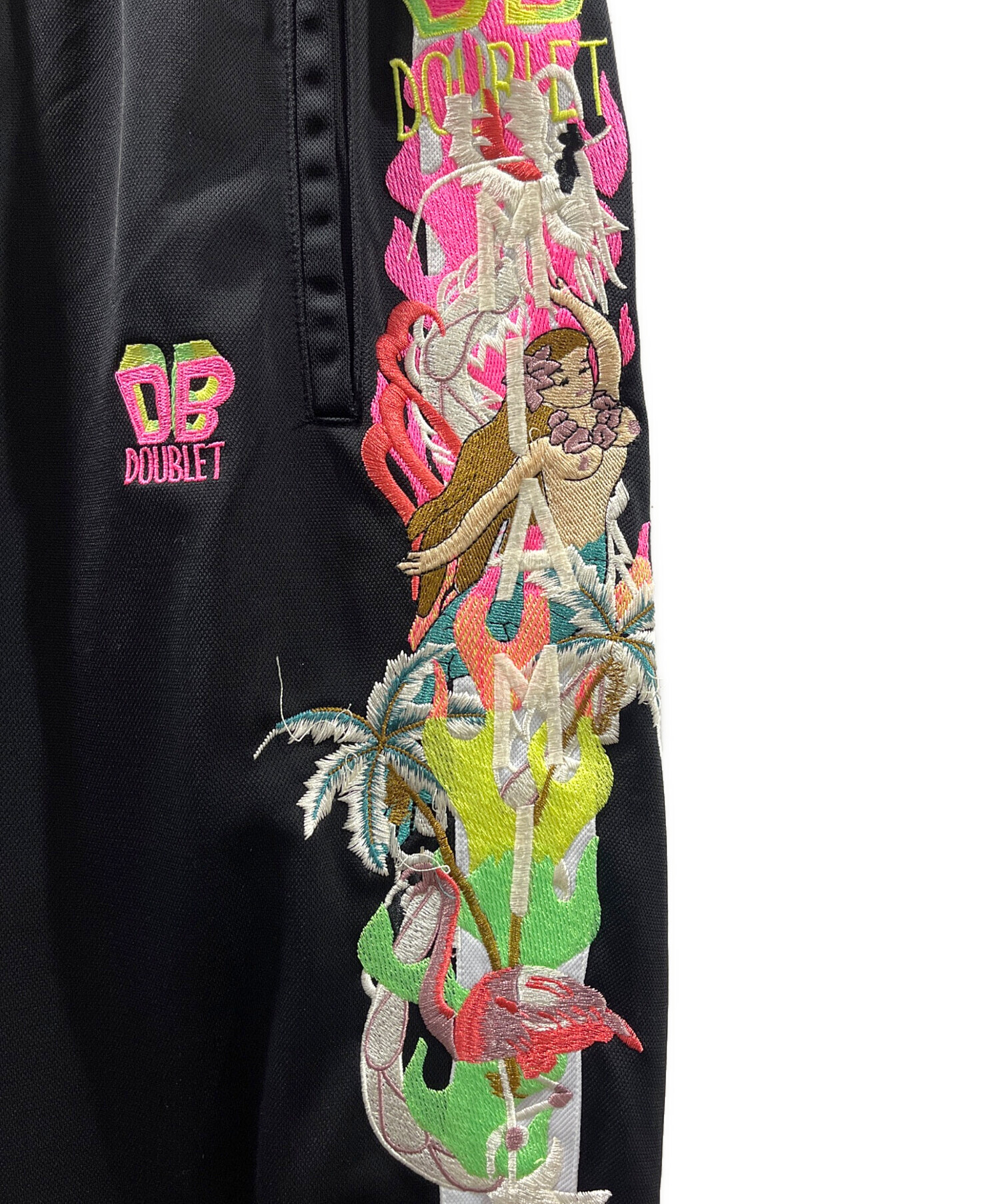 中古・古着通販】doublet (ダブレット) CHAOS EMBROIDERY TRACK PANTS