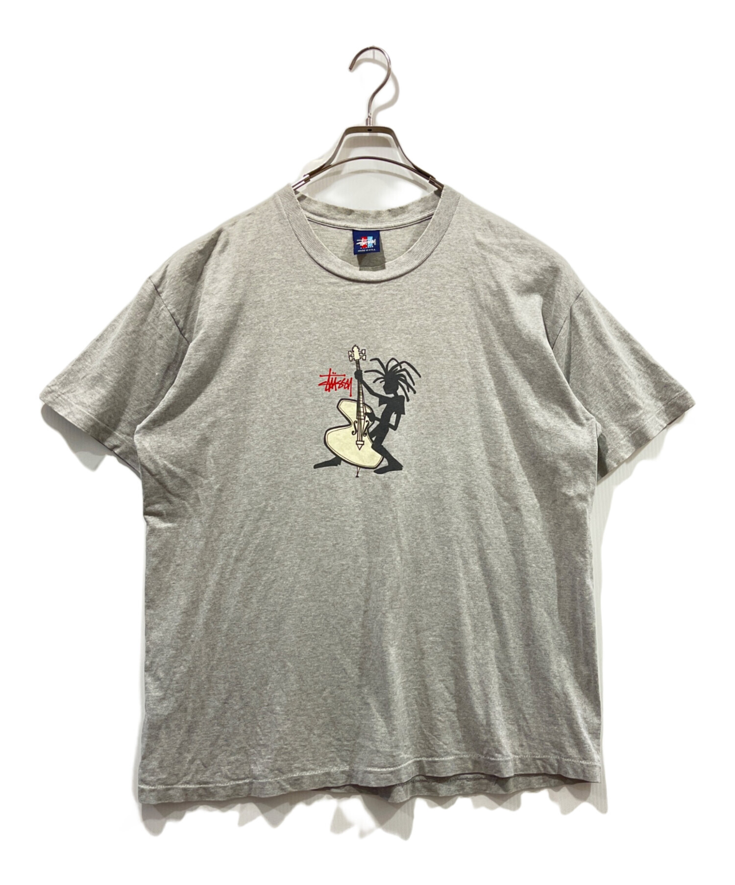 Stussy グレー Tシャツ vintage ステューシーヴィンテージ 中古・古着通販】OLD stussy (オールドステューシー) JAZZ Tシャツ