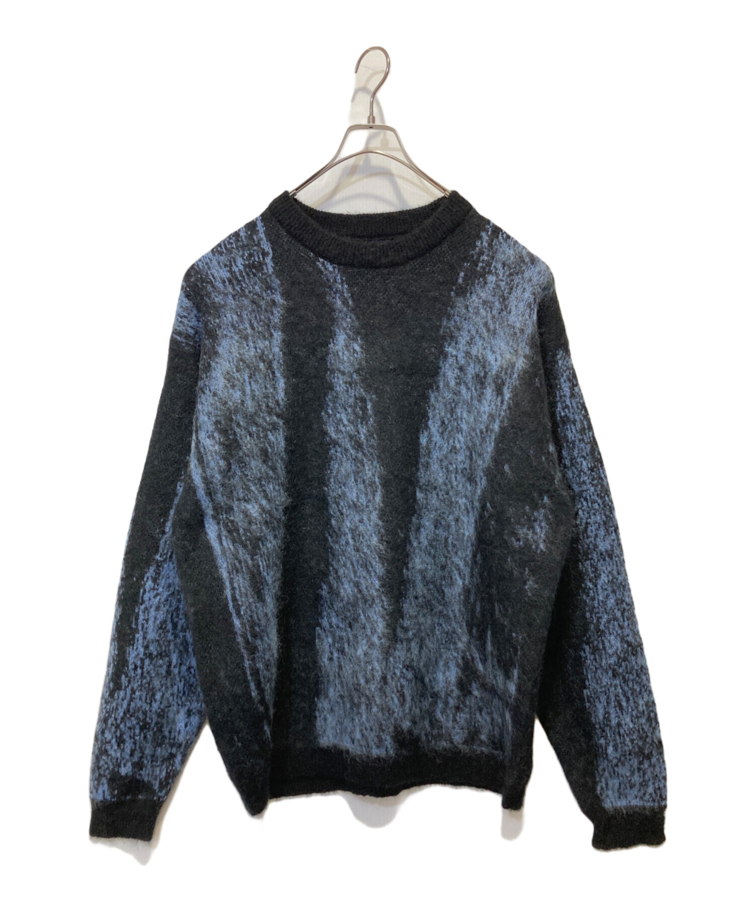 中古・古着通販】YOKE (ヨーク) Jacquard Mohair Sweater ネイビー 