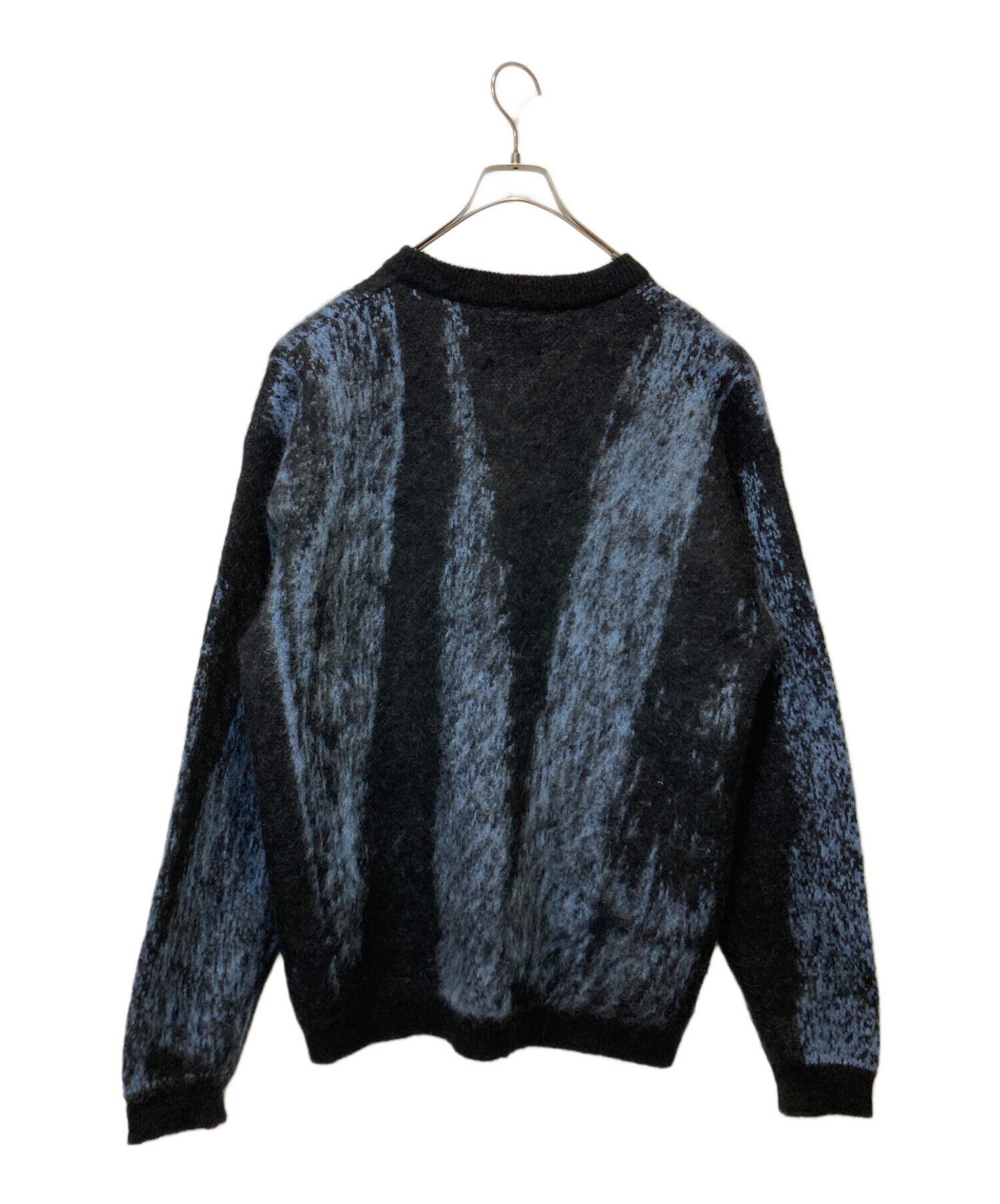 中古・古着通販】YOKE (ヨーク) Jacquard Mohair Sweater ネイビー 