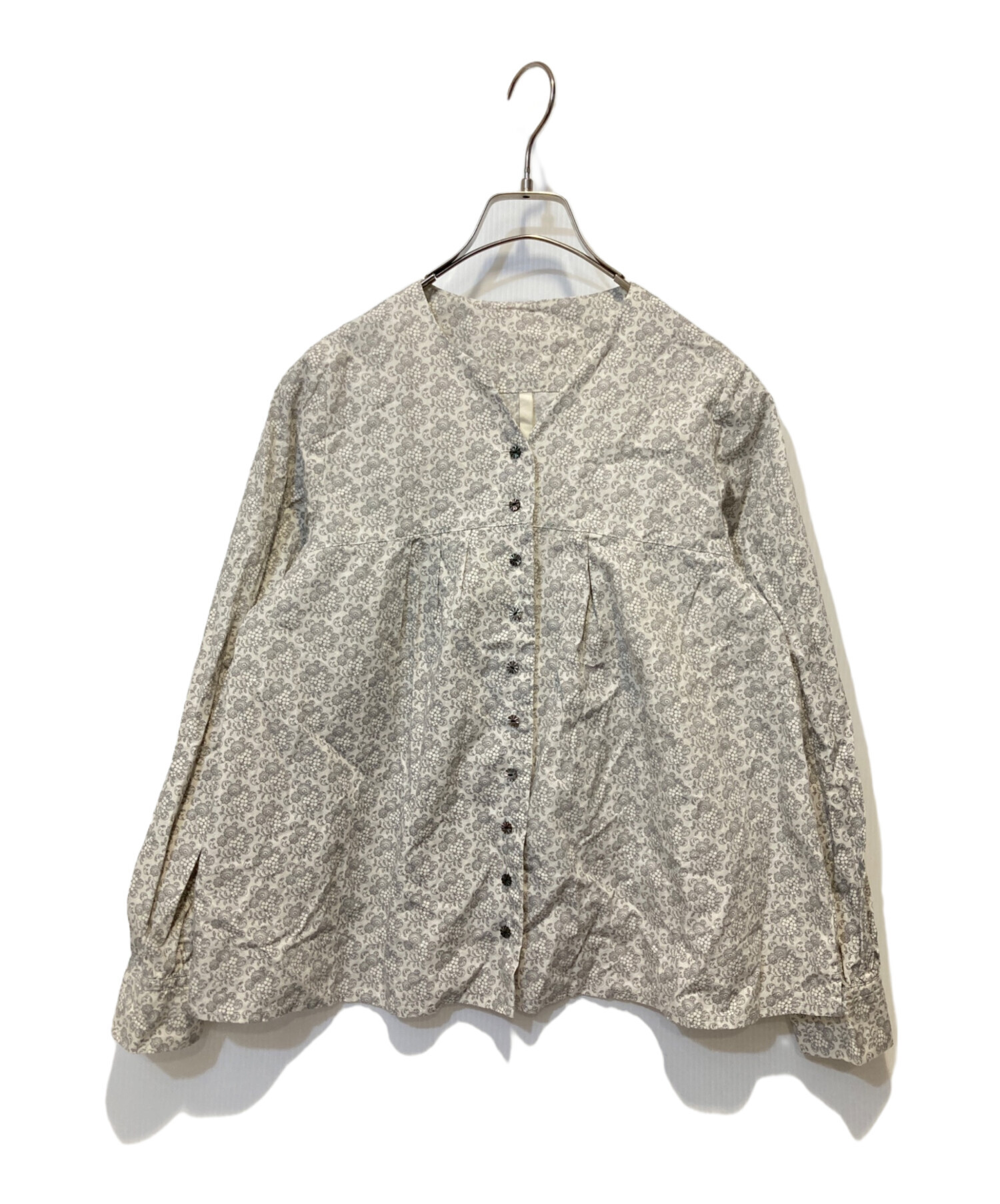 中古・古着通販】fig London (フィグロンドン) Hannah blouse グレー