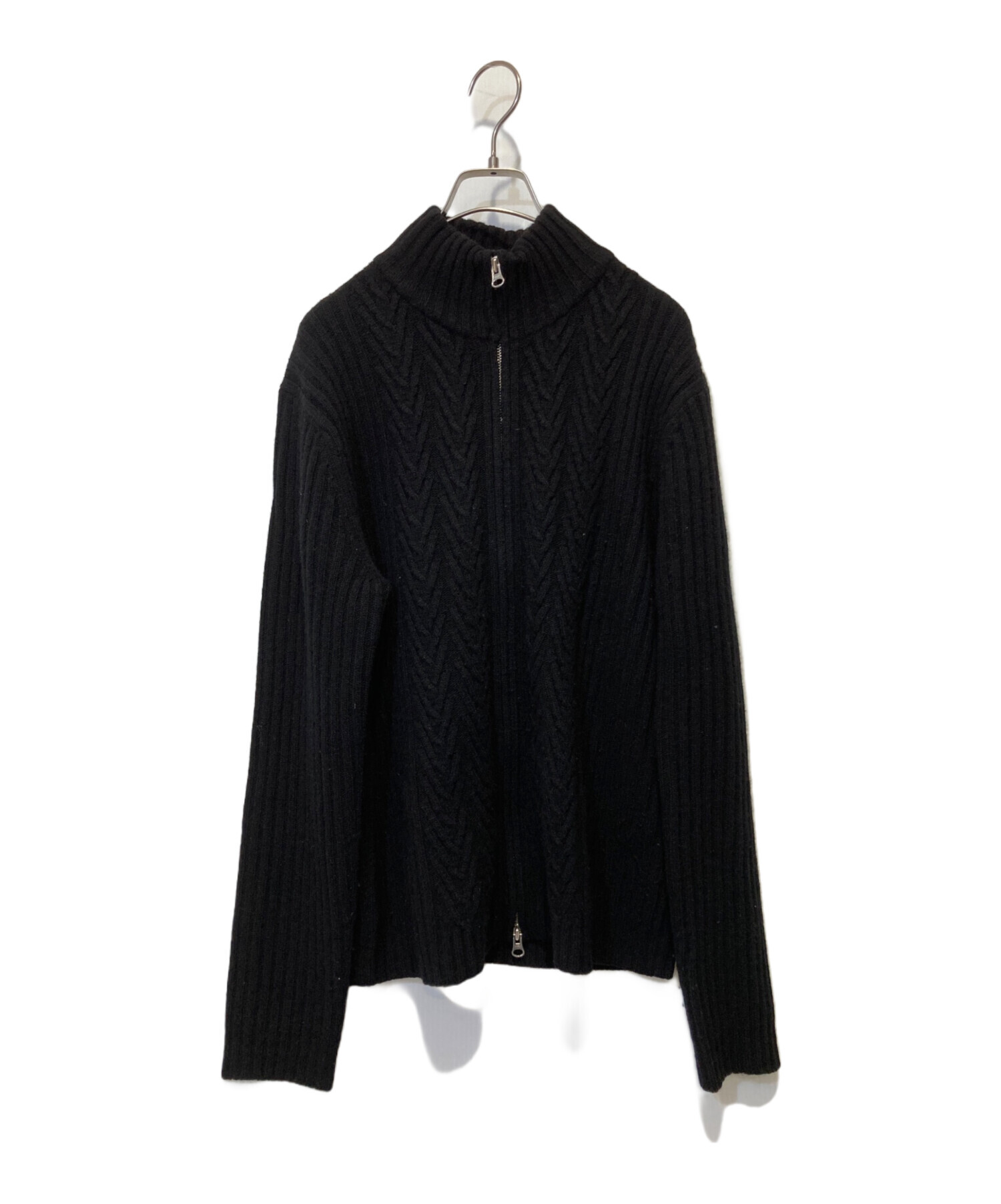 中古・古着通販】theory (セオリー) カシミヤ混ジップアップニット 