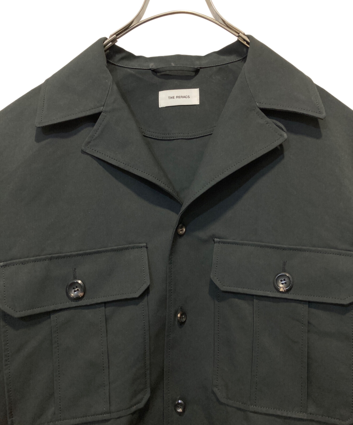 中古・古着通販】THE RERACS (ザ リラクス) 別注CPO シャツ ブラック