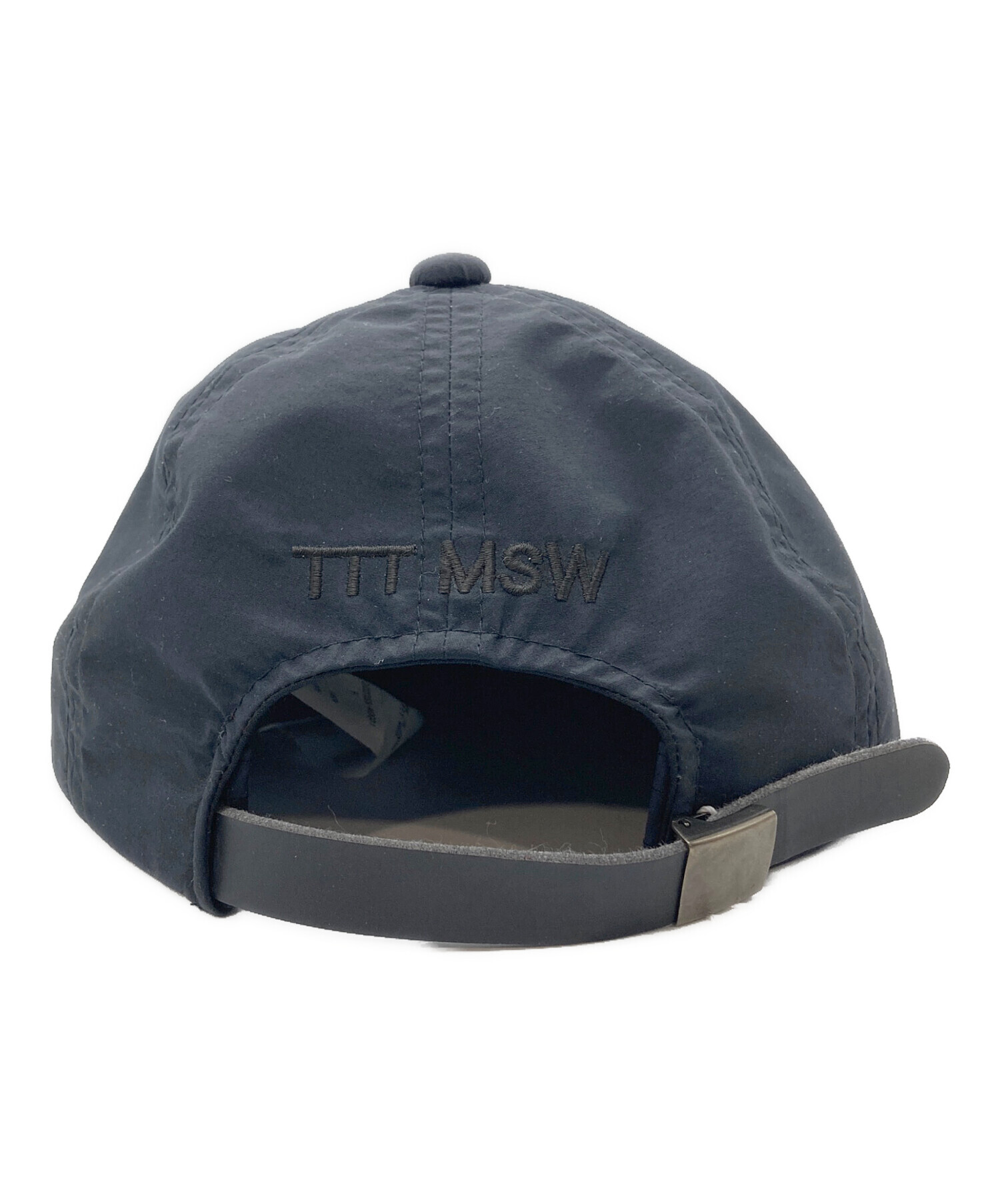 中古・古着通販】TTT MSW (ティー) キャップ ブラック｜ブランド・古着