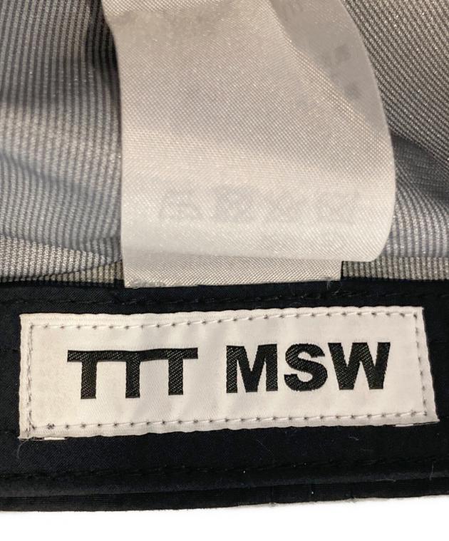 中古・古着通販】TTT MSW (ティー) キャップ ブラック｜ブランド・古着