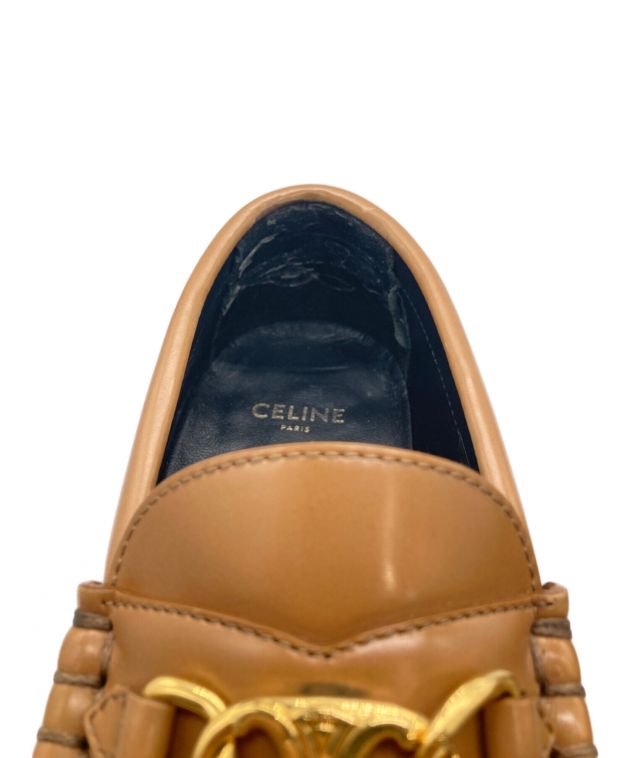 中古・古着通販】CELINE (セリーヌ) マーガレットローファー ブラウン