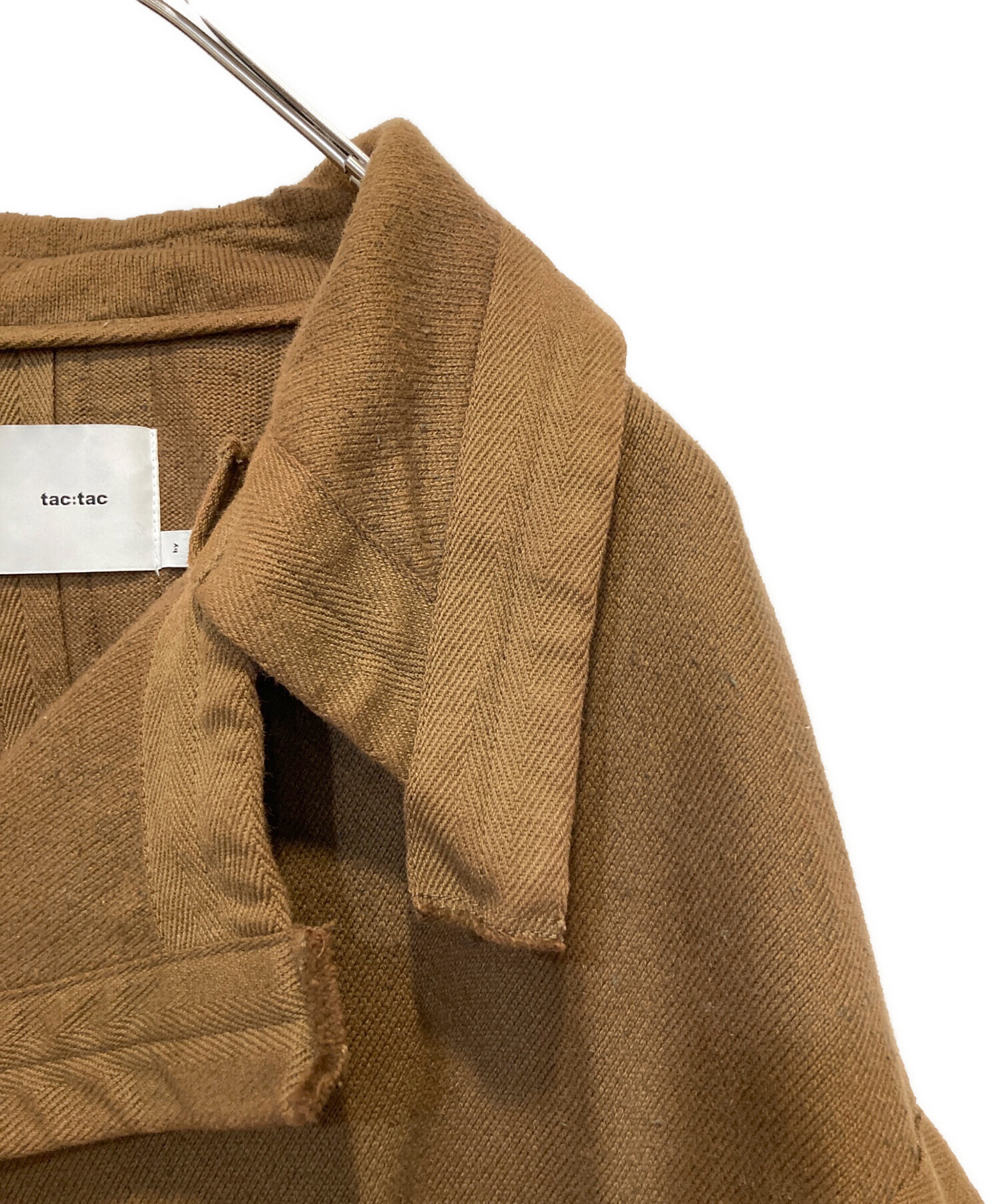 中古・古着通販】tac:tac (タクタク) COTTON SILK JERSEY PIPING