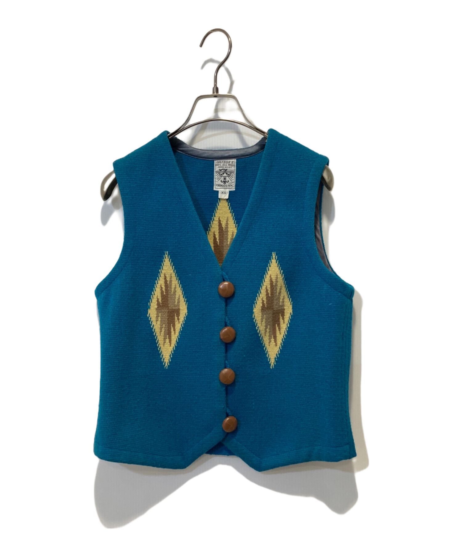 中古・古着通販】ORTEGA'S (オルテガ) チマヨベスト ブルー サイズ:XS
