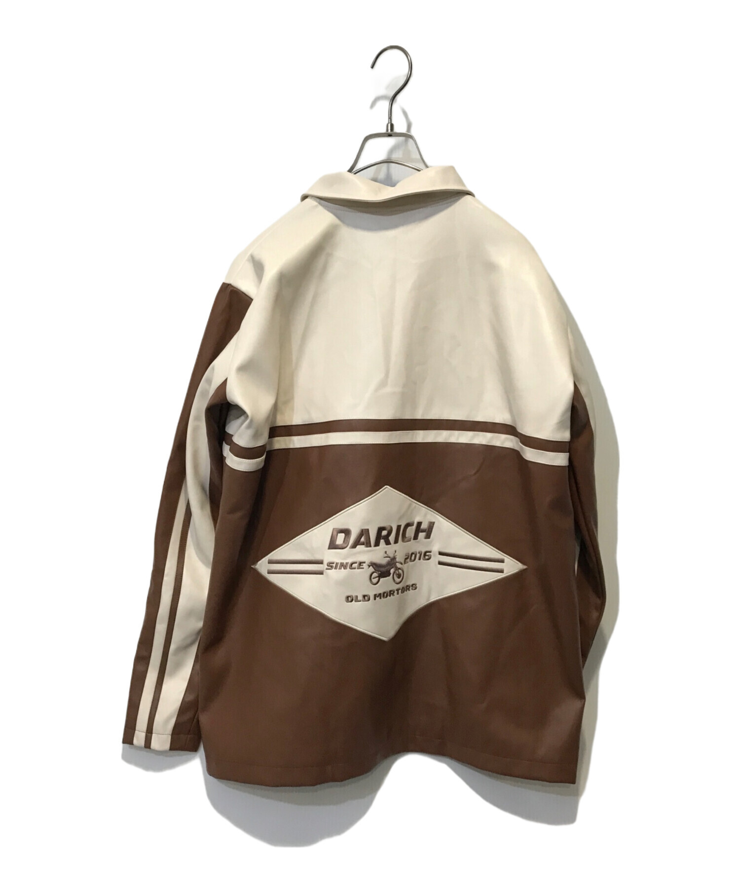 中古・古着通販】Darich (ダーリッチ) バイカラーレザースタジャン 